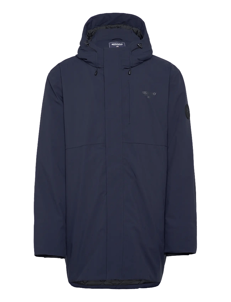 Sebago - Cole Hybrid Knit Jacket - kurtki hybrydowe - dark navy - 0