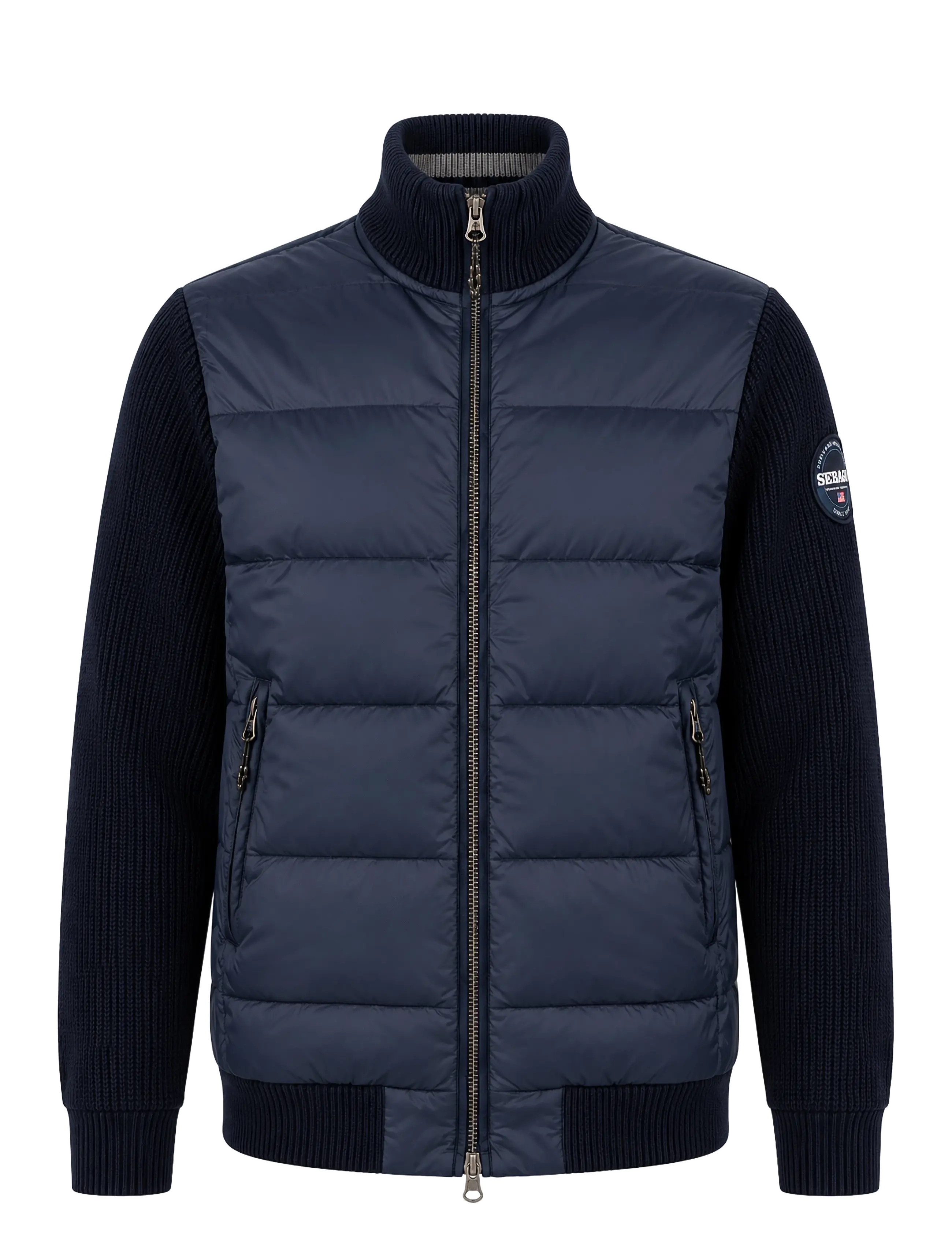 Sebago Cole Hybrid Knit Jacket - Osta olukorra järgi - DARK NAVY / navy