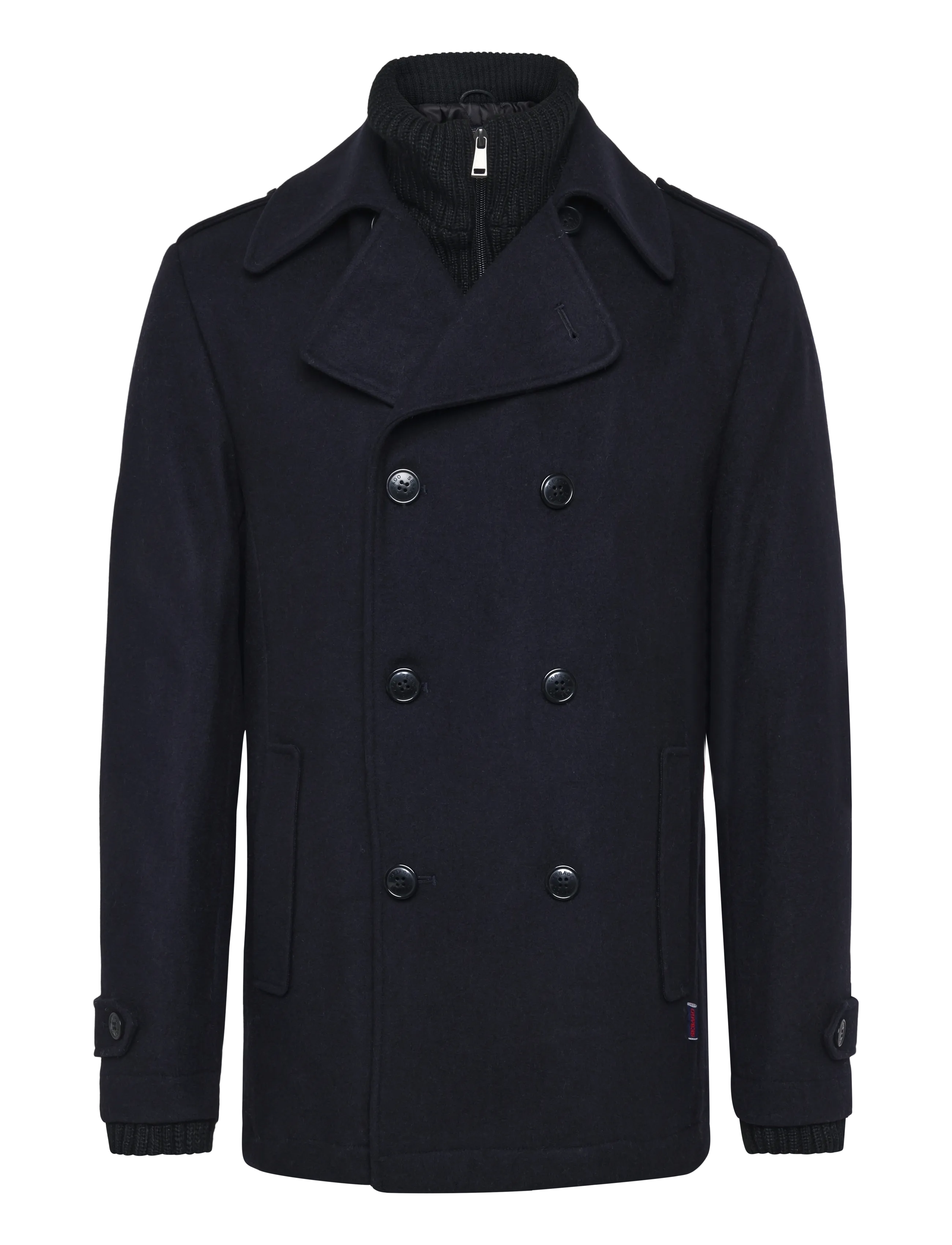 Sebago Evan Wool Peacoat - Clothing - DARK NAVY / navy