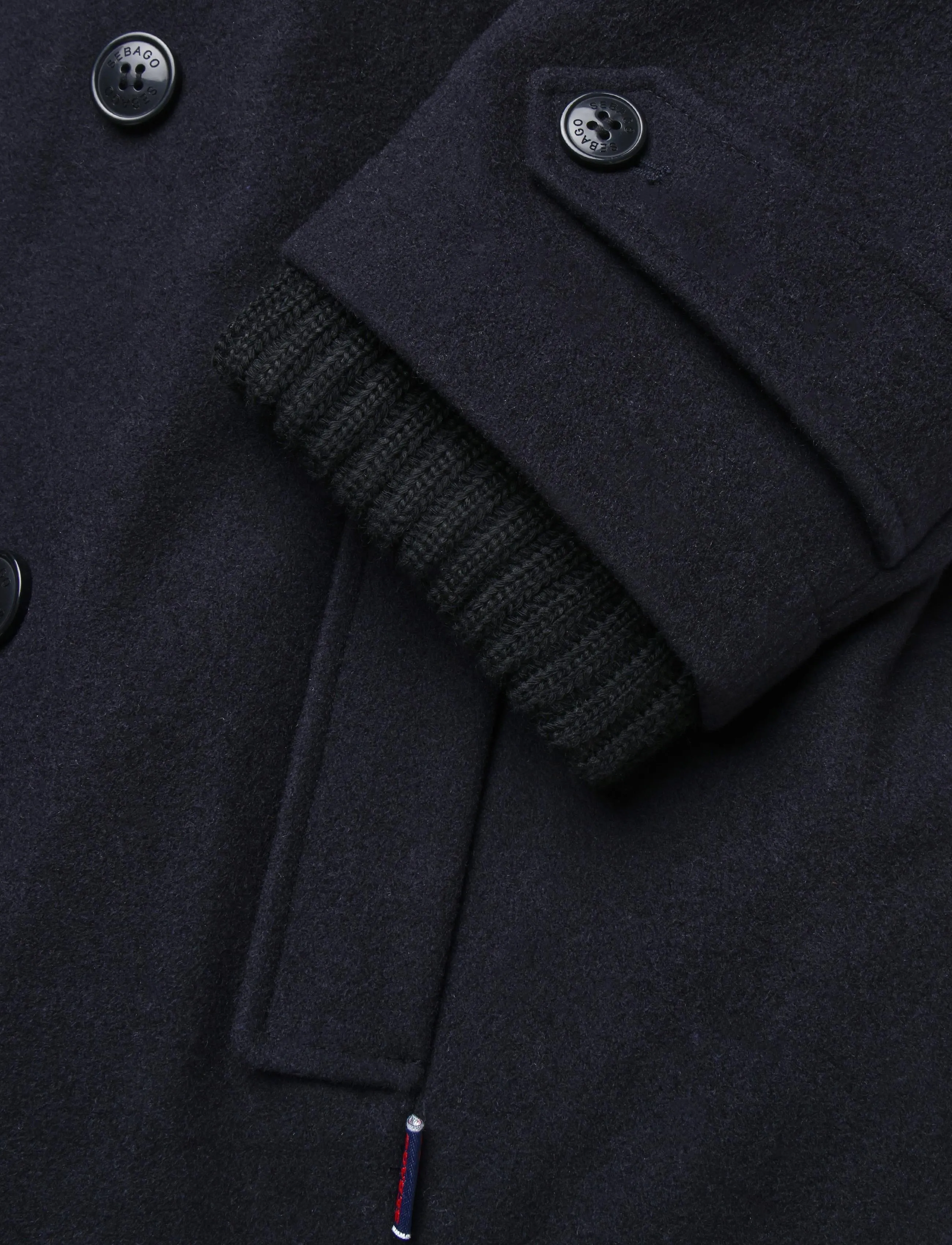 Sebago - Evan Wool Peacoat - winter jackets - dark navy - 3