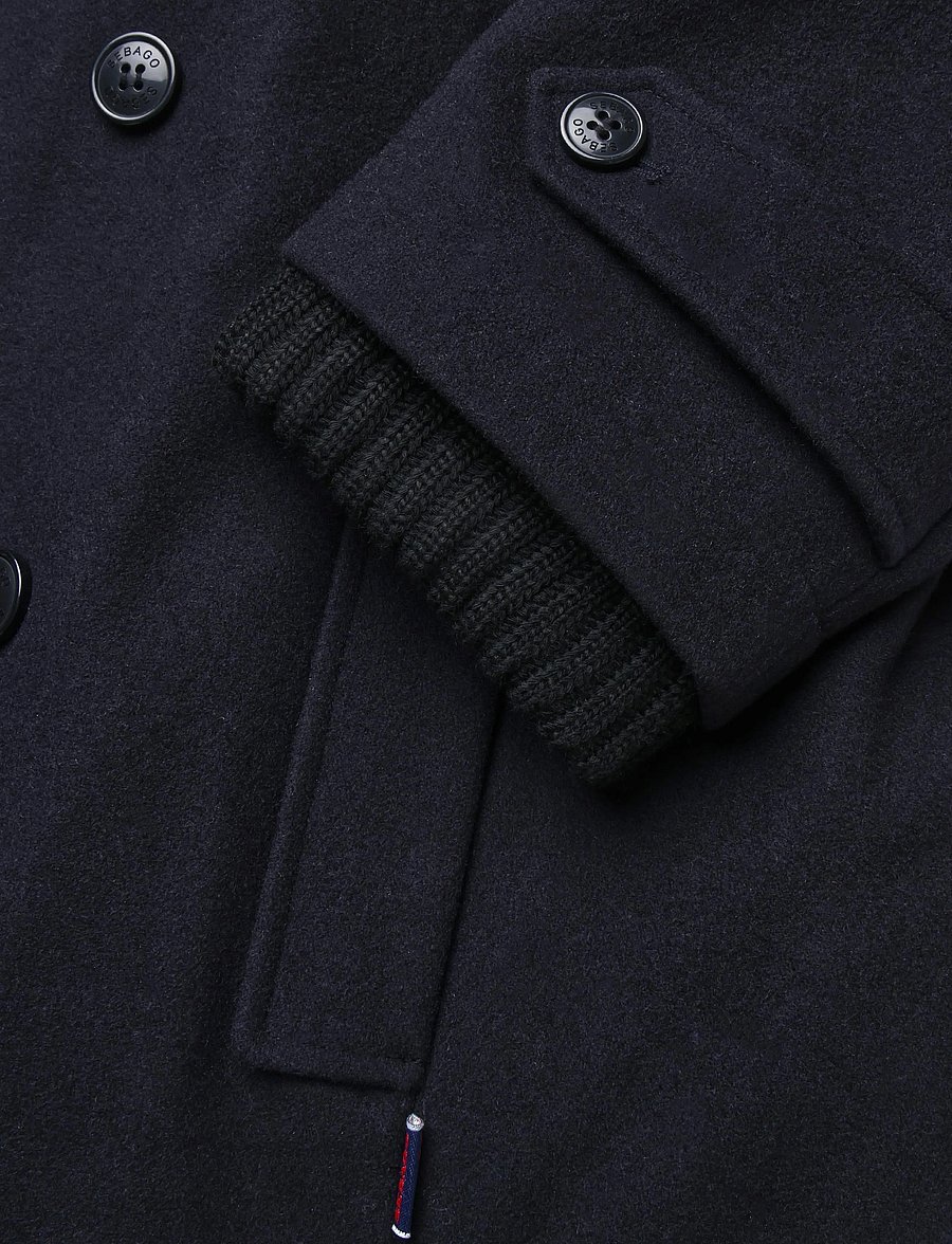 Sebago - Evan Wool Peacoat - winter jackets - dark navy - 3