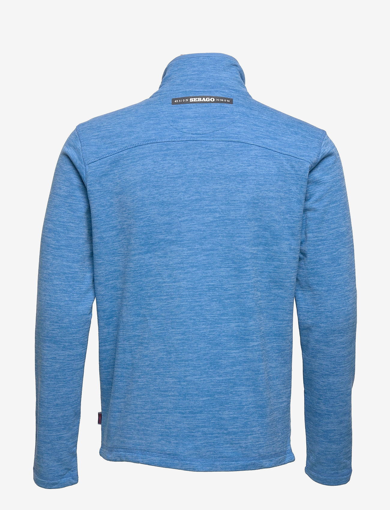 Sebago - Niclas Zip Fleece Jacket - blue melange - 1
