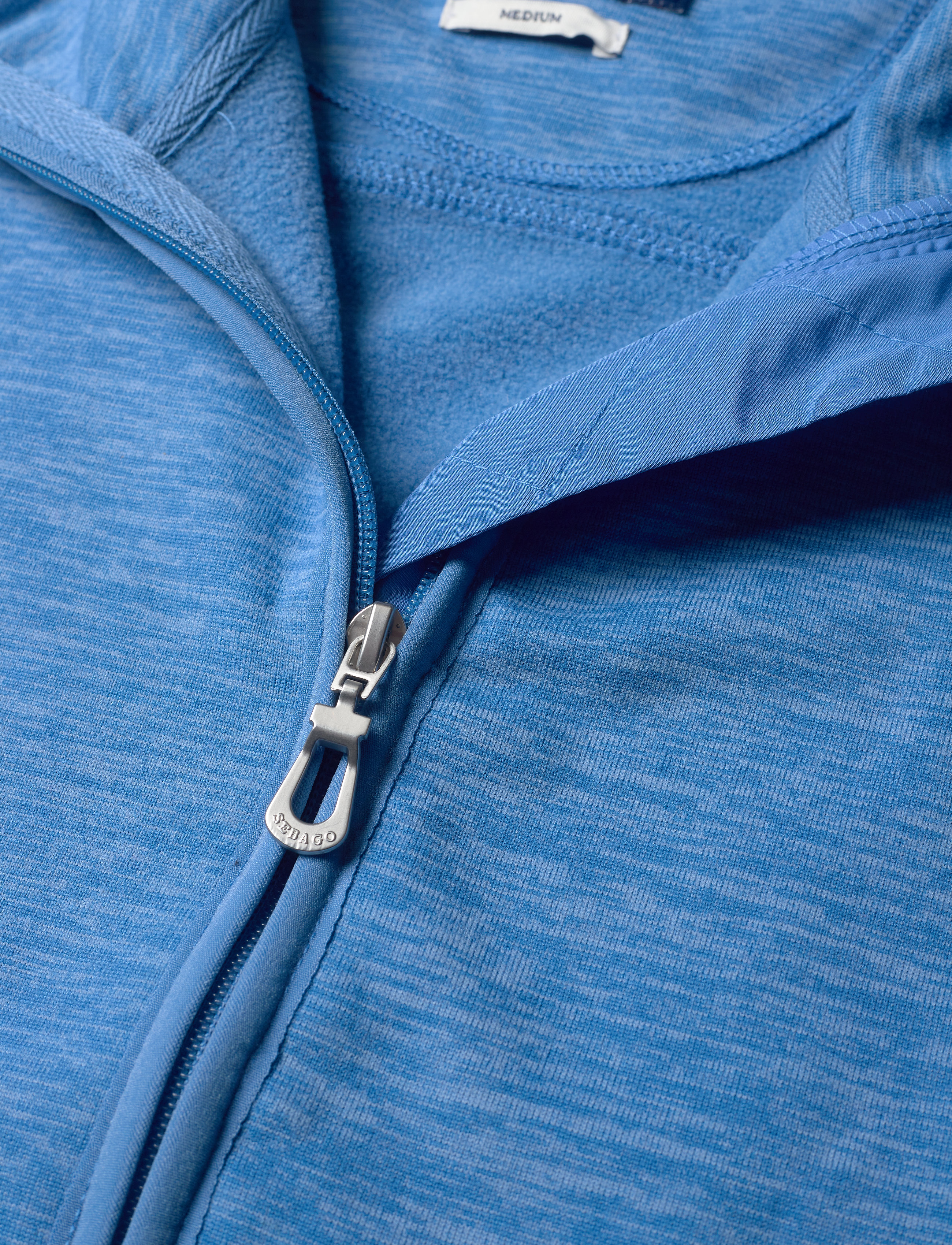 Sebago - Niclas Zip Fleece Jacket - blue melange - 2