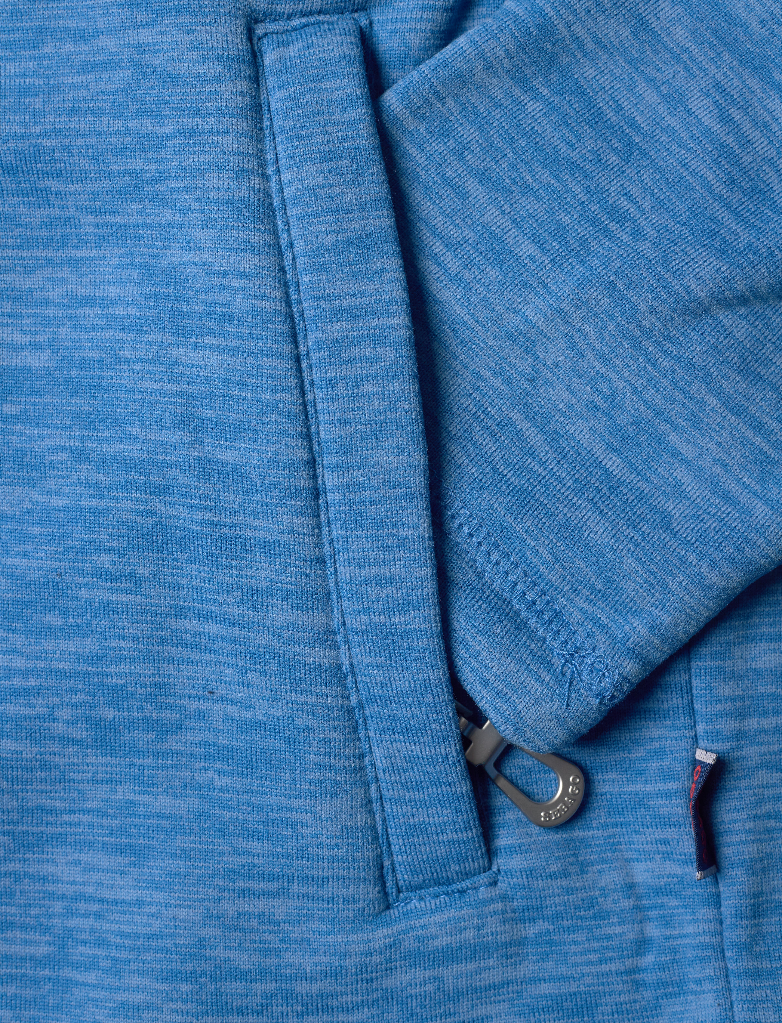Sebago - Niclas Zip Fleece Jacket - blue melange - 3