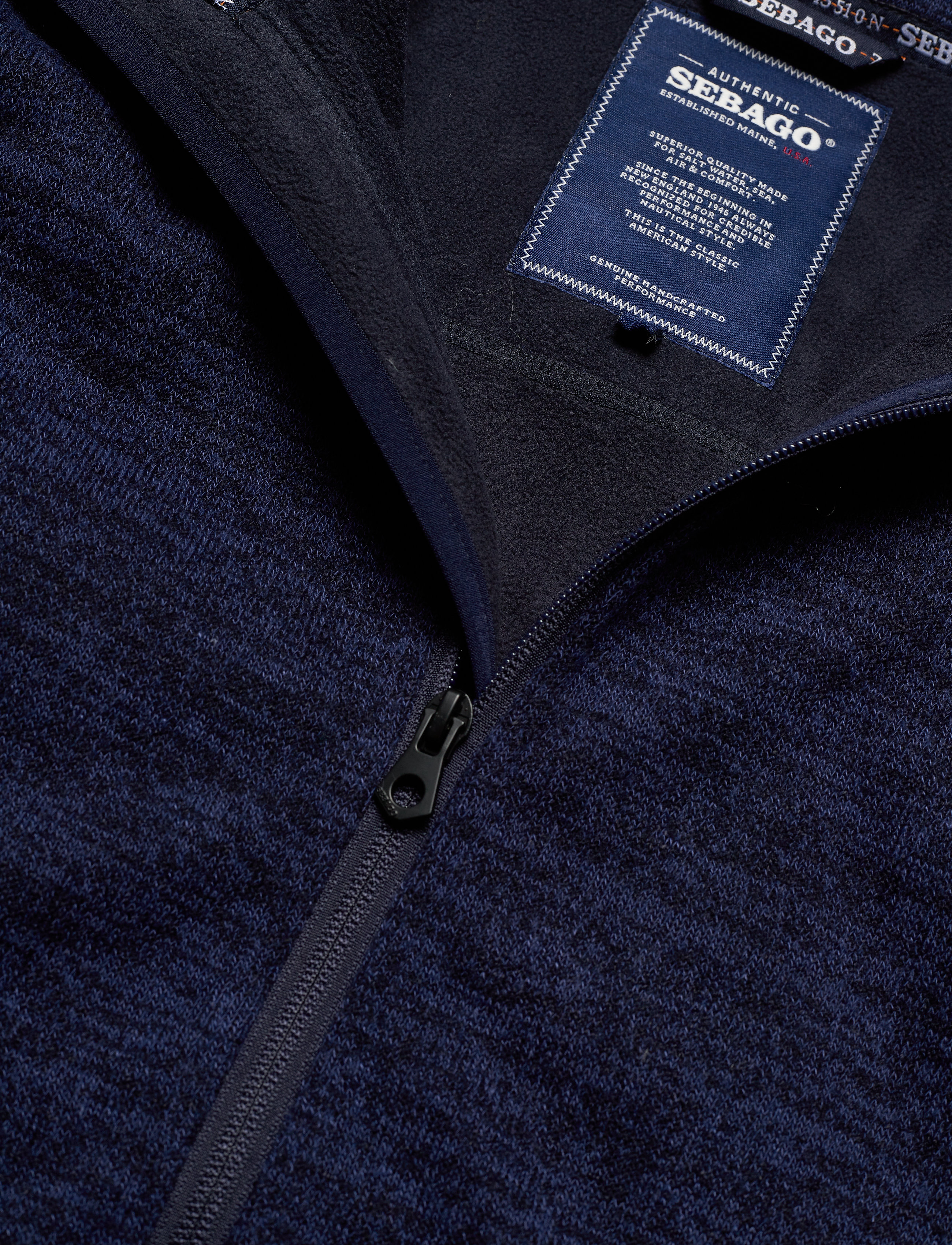 Sebago - Performance Windproof Fleece - navy melange - 2