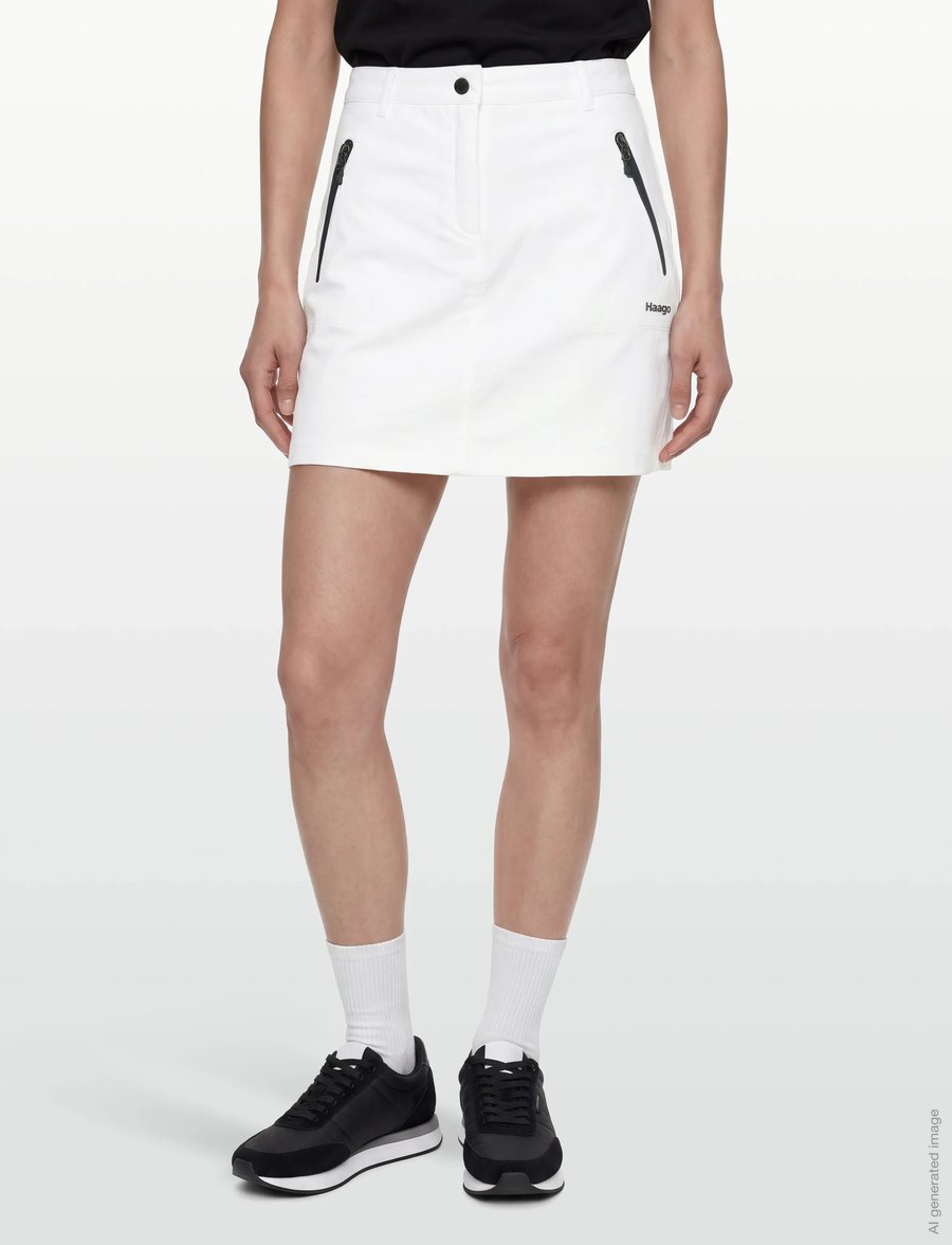 Sebago - Performance W Skort - buxnapils - white - 3