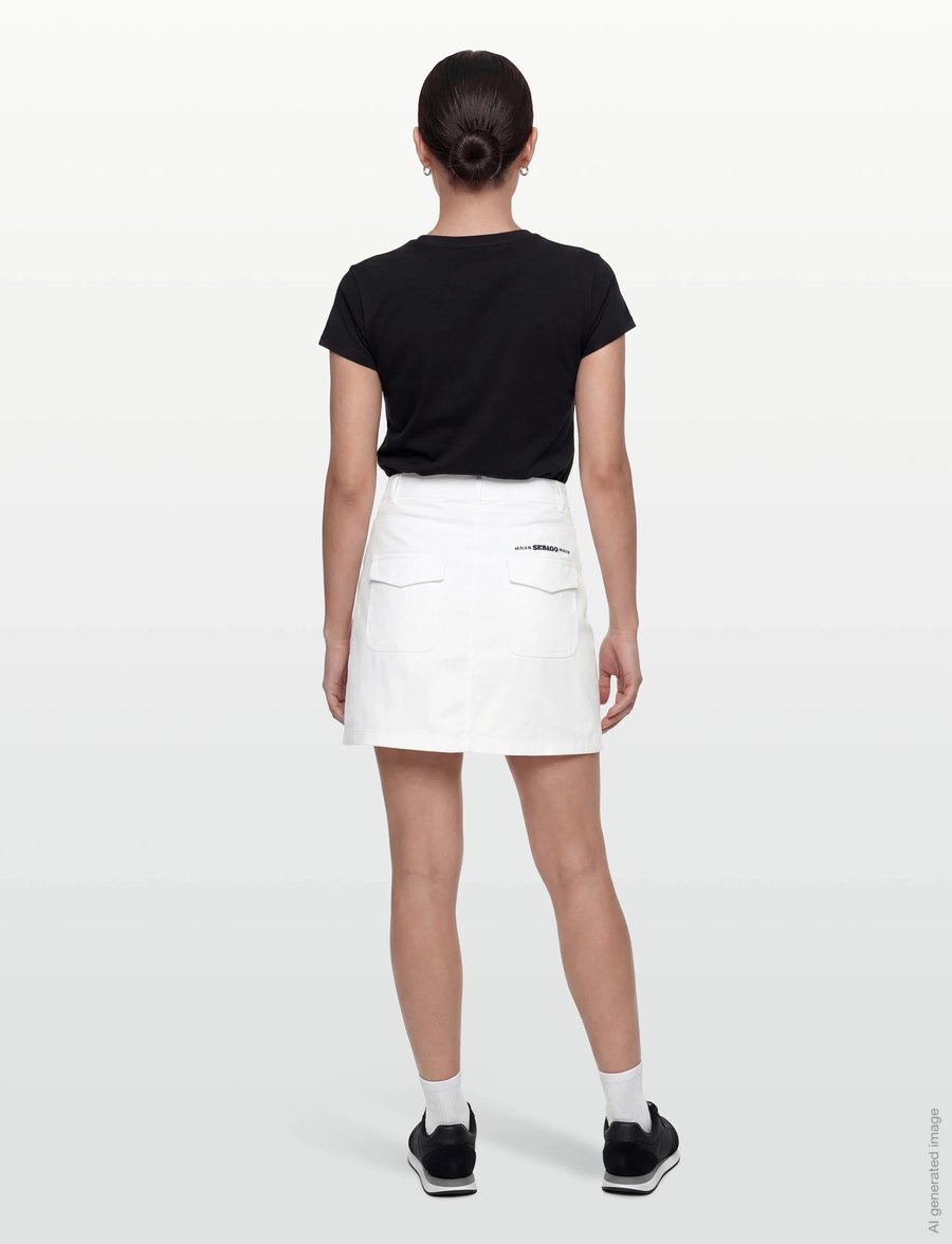 Sebago - Performance W Skort - buxnapils - white - 4