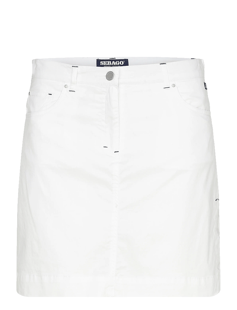 Sebago - Classic Skort - jeansröcke - white - 0
