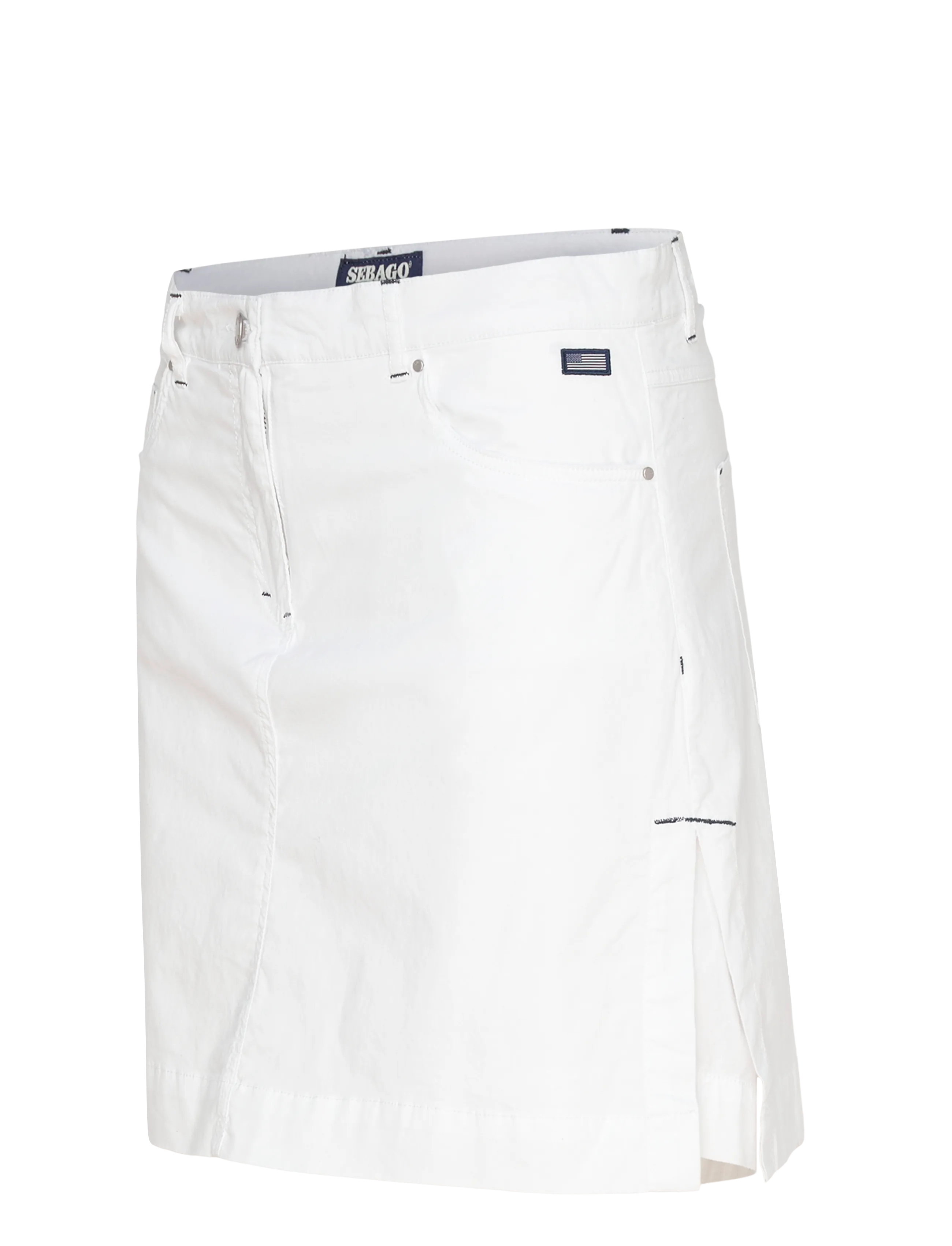 Sebago - Classic Skort - kurze röcke - white - 2