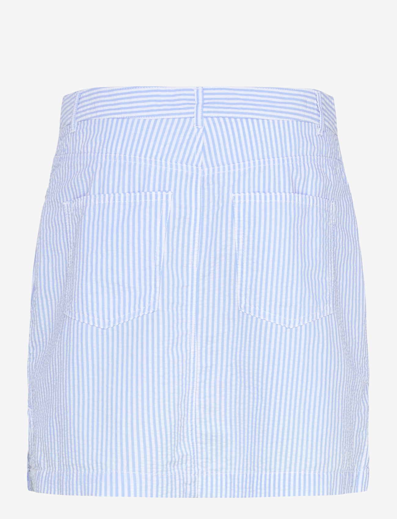 Sebago - Seersucker Skort - short skirts - lt. blue/white - 1