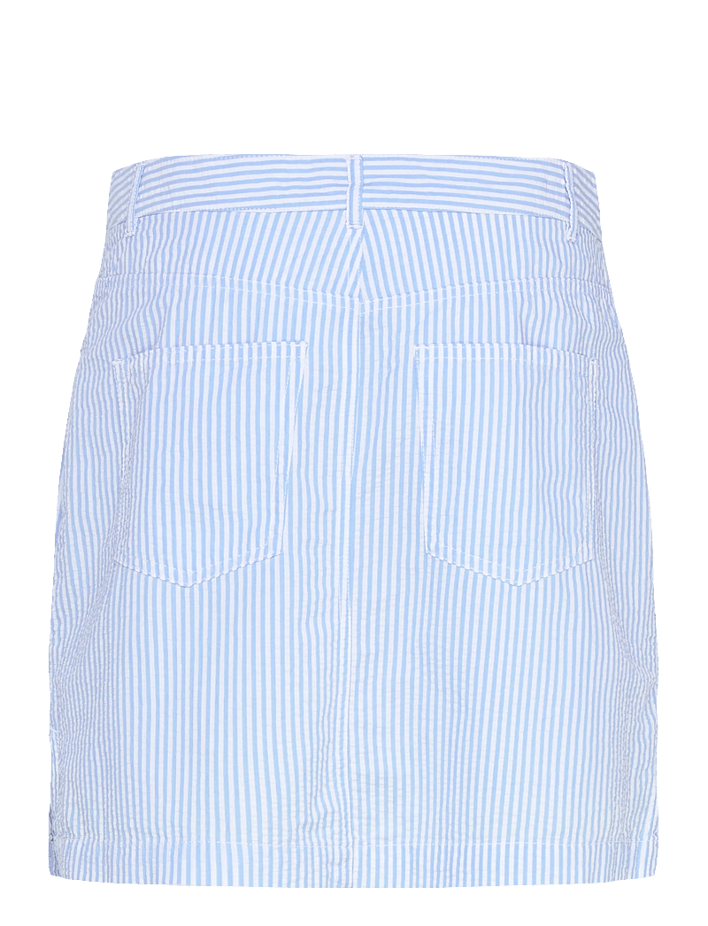 Sebago - Seersucker Skort - miniseelikud - lt. blue/white - 1