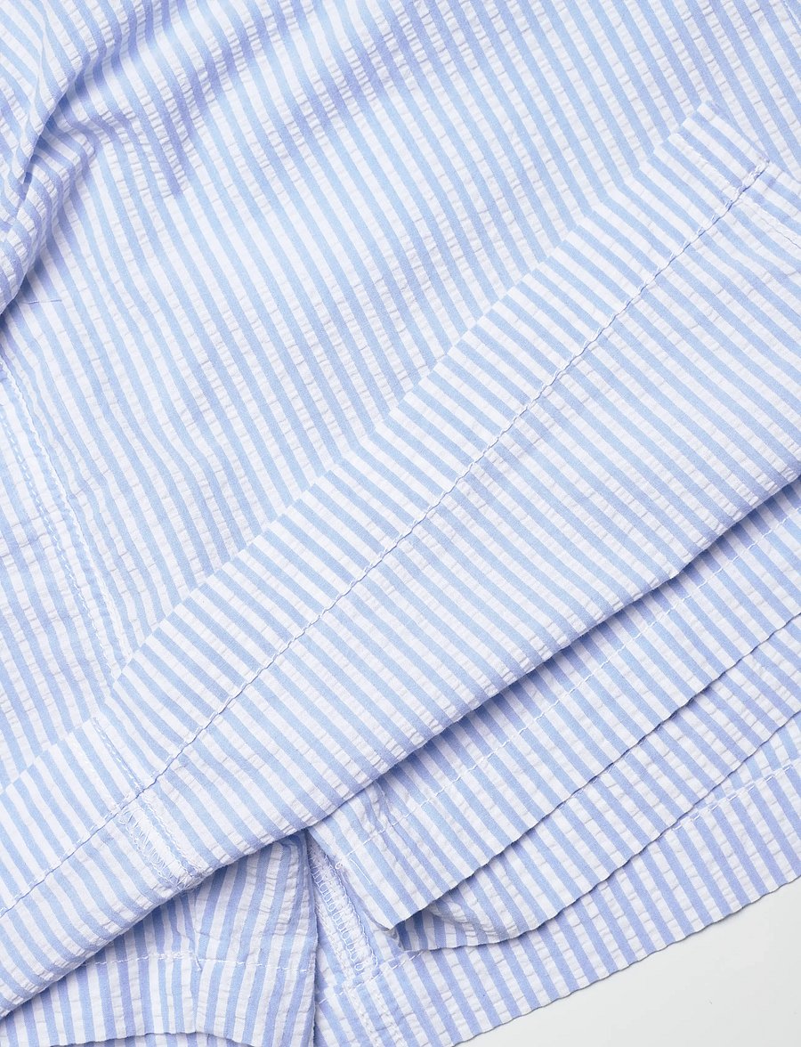 Sebago - Seersucker Skort - korta kjolar - lt. blue/white - 2