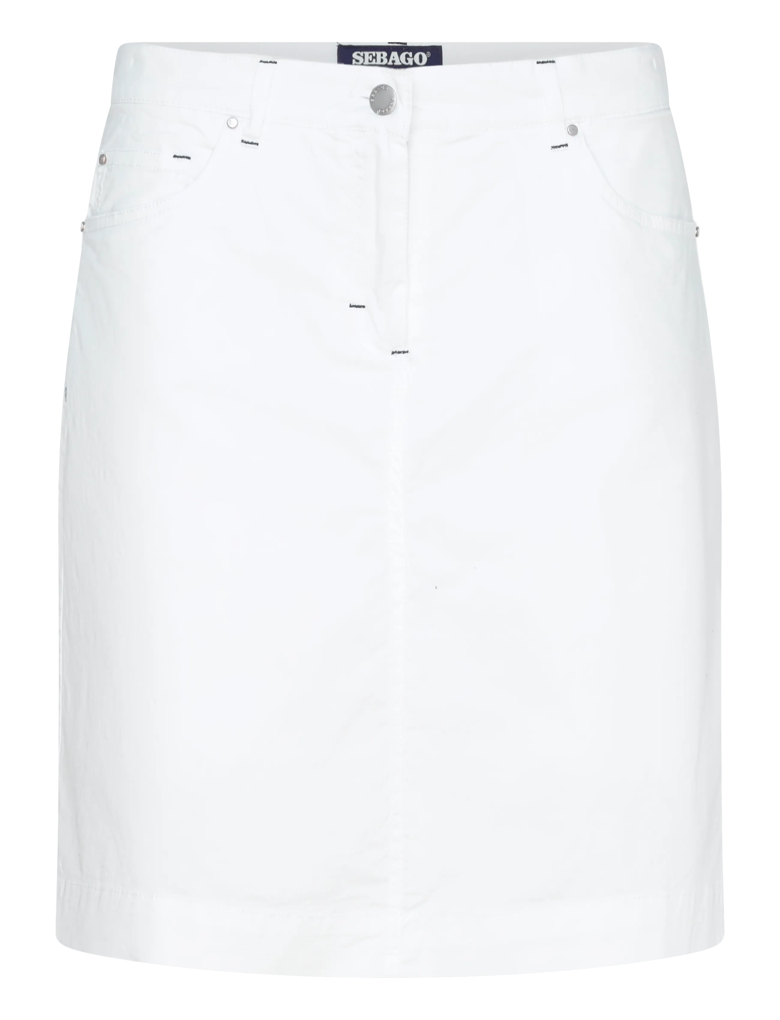 Sebago Classic Midi Skort - Vêtements - WHITE / white