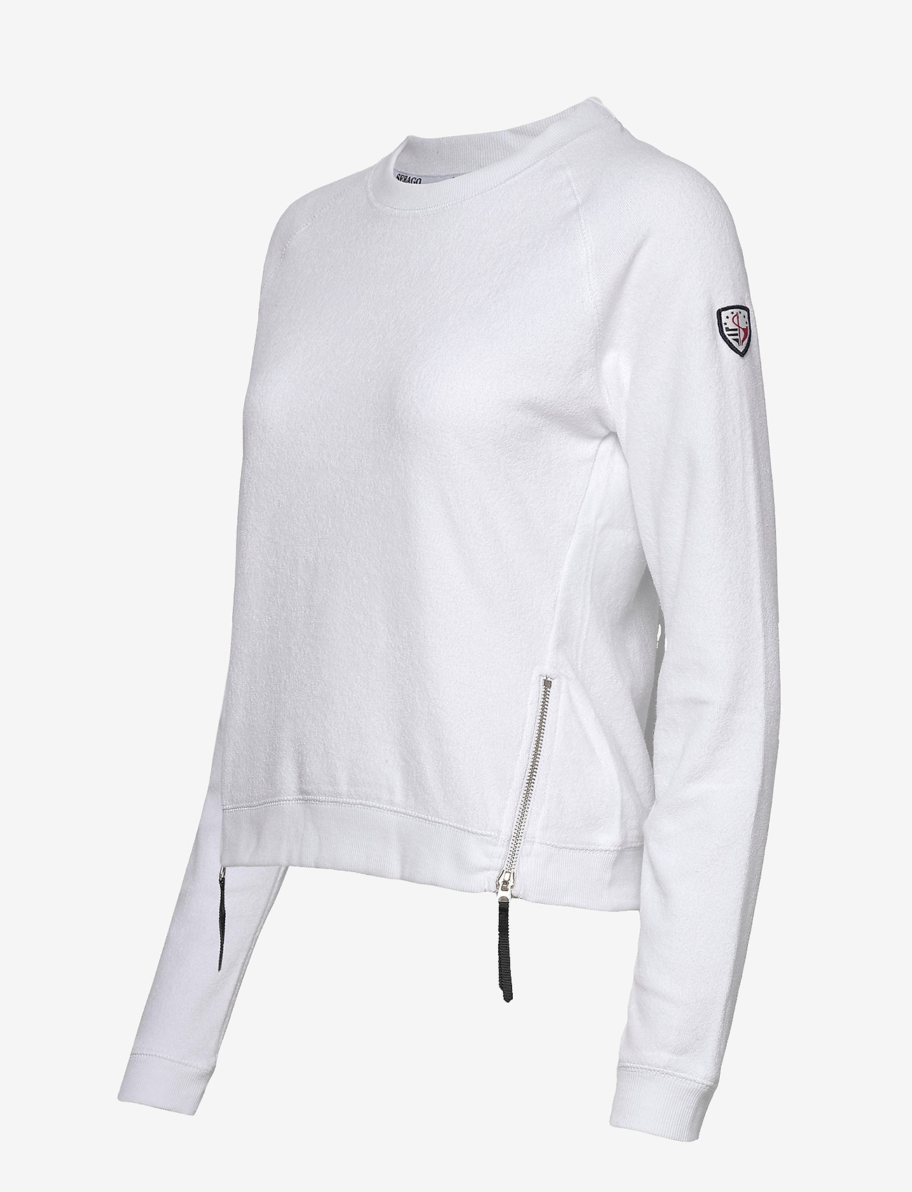 Sebago - DKS Terry Crew Neck - white - 2