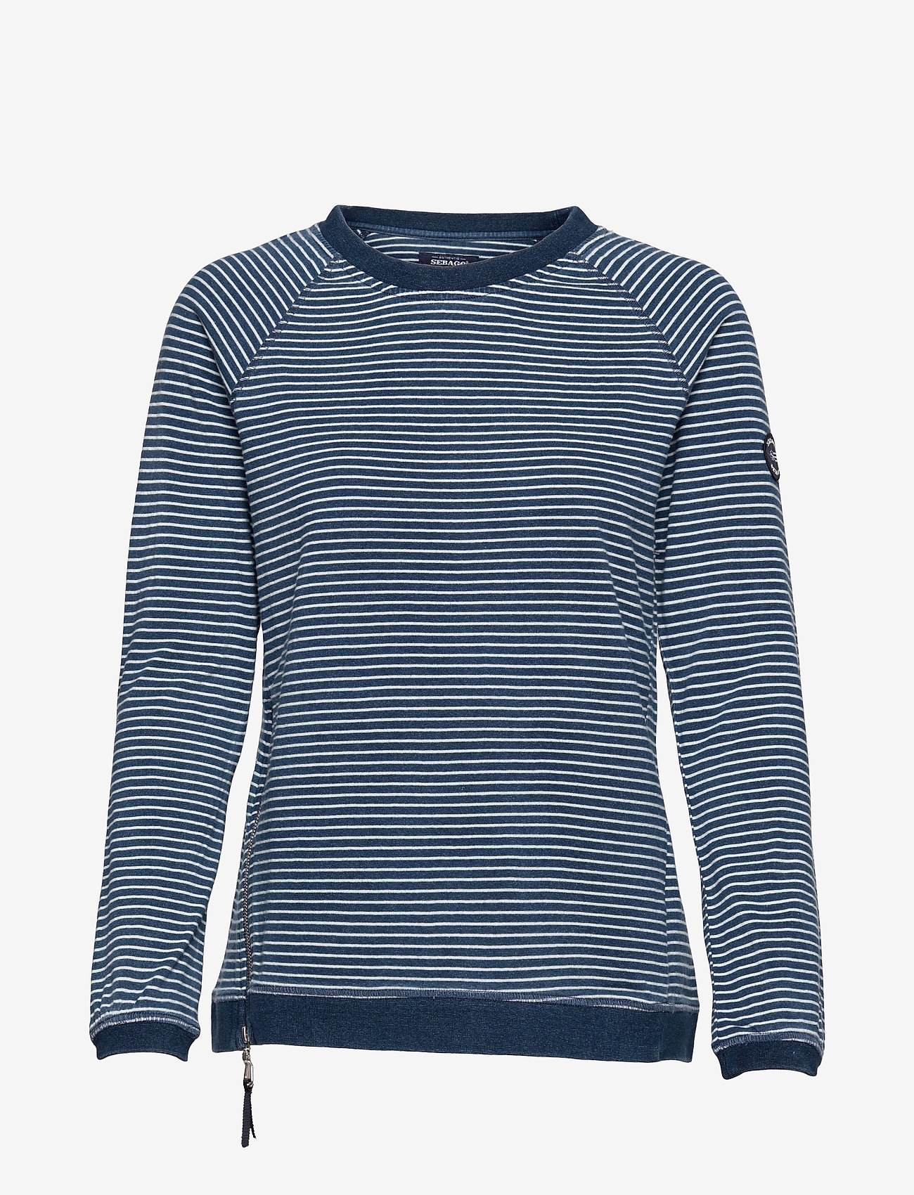 Sebago - Indigo Striped Crew Neck - navy/white - 0