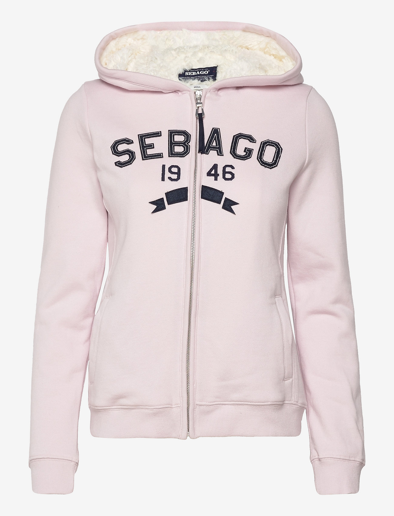 Sebago - Maine Fur Lined Zip Hoodie - pink - 0