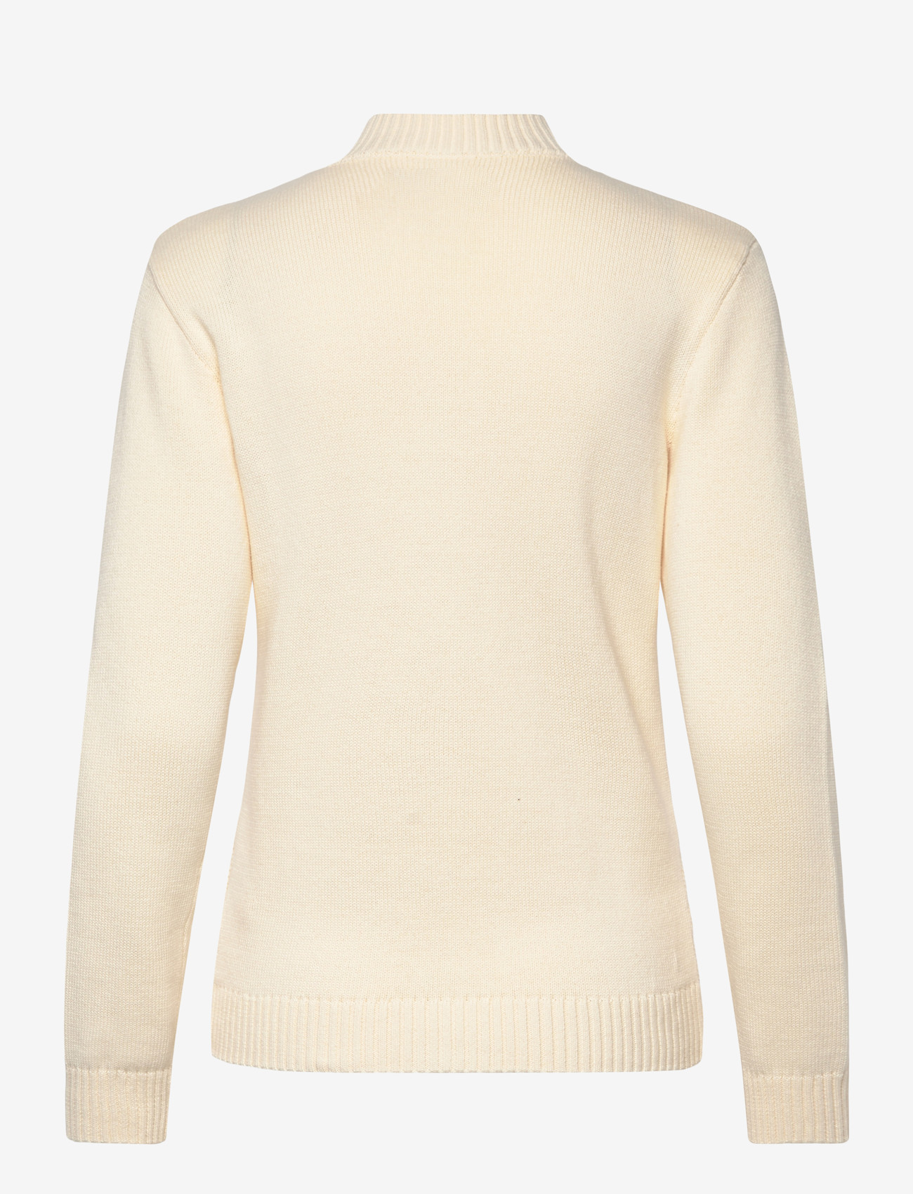 Sebago - Cable Knit Zip Sweater - koftor - offwhite - 1