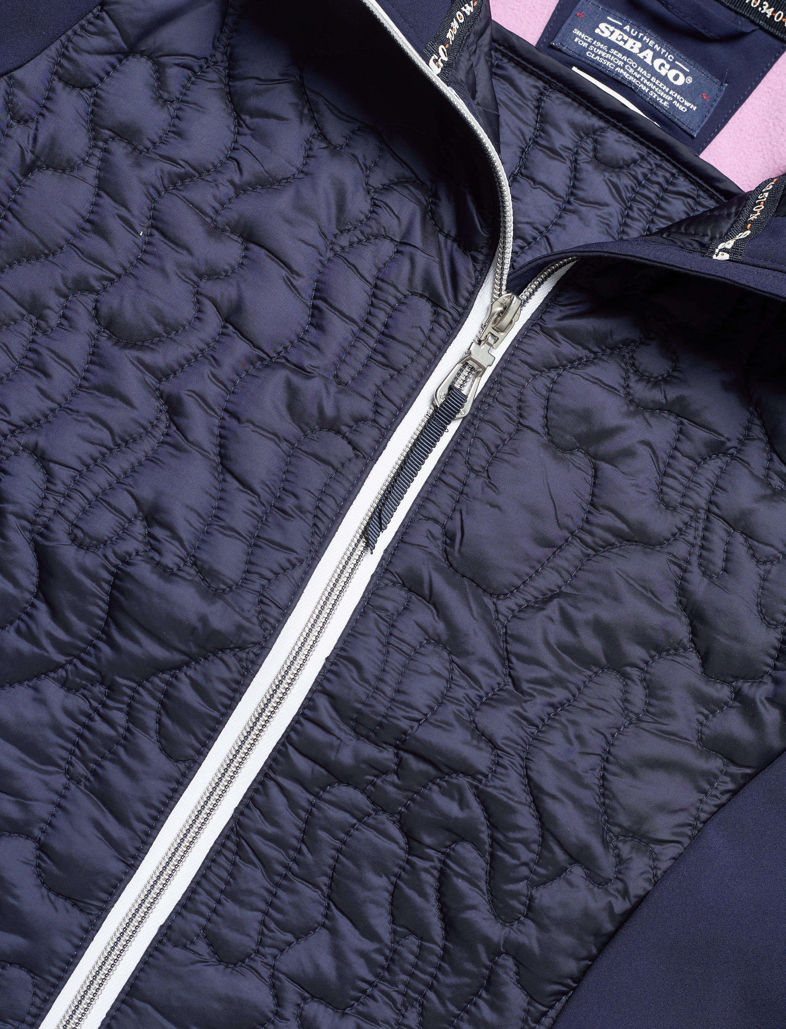 Sebago - Classic Quilt Light Jacket - outerwear - navy - 2