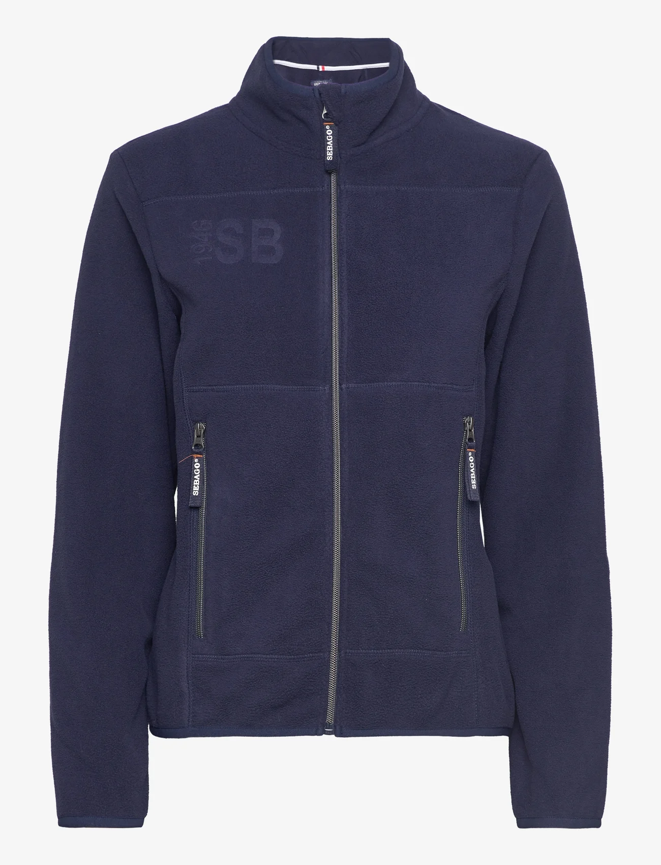 Sebago - Fleece W Jacket - mid layer jackets - navy - 0