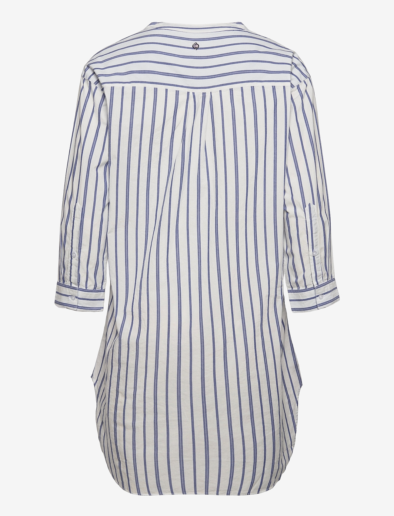Sebago - Midi Striped Cotton Dress - navy/white - 1