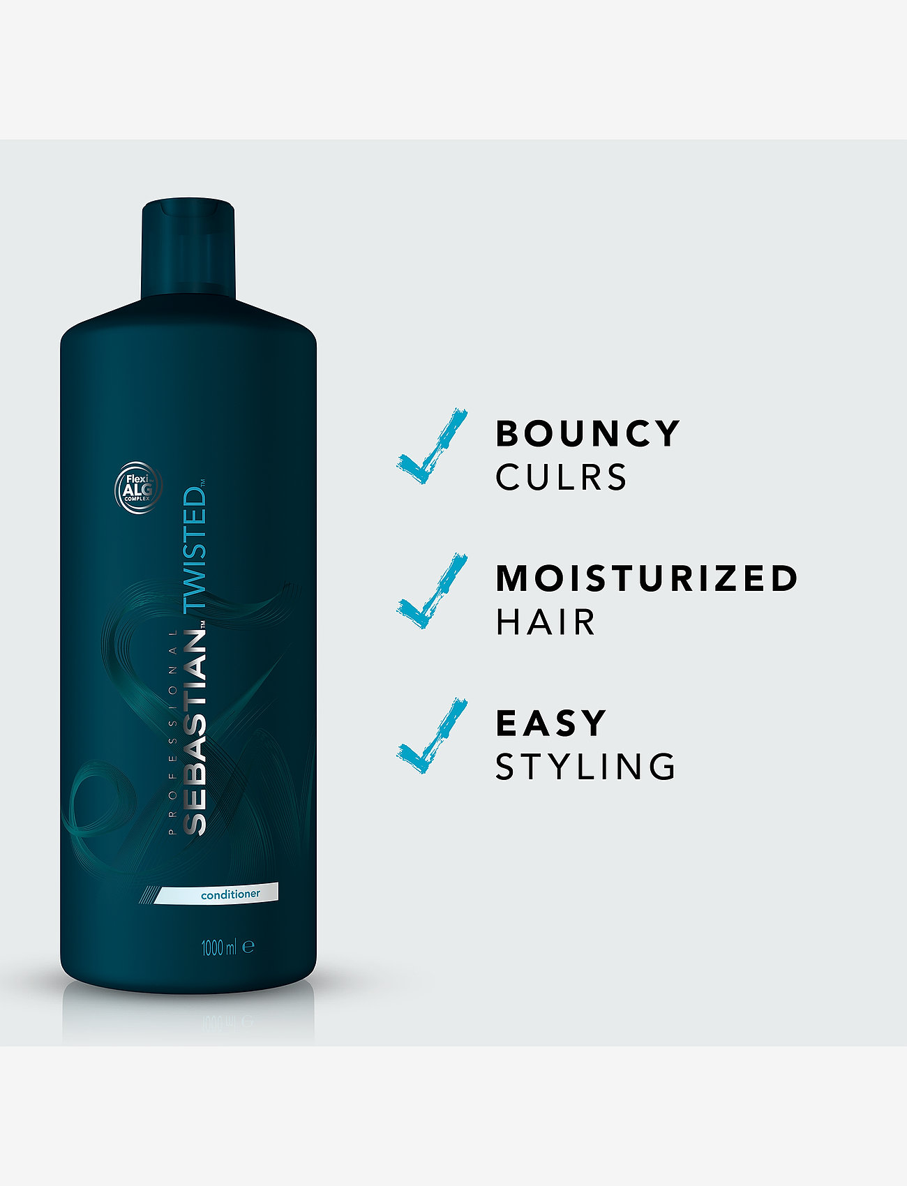 Sebastian Professional - Sebastian Professional  Twisted Elastic Detangler Conditioner 1000 ml - clear - 1