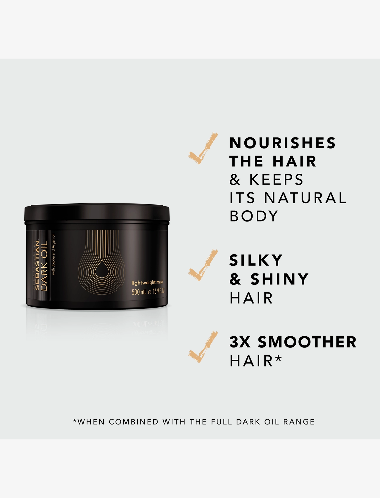 Sebastian Professional - Dark Oil Mask 500ml - clear - 2