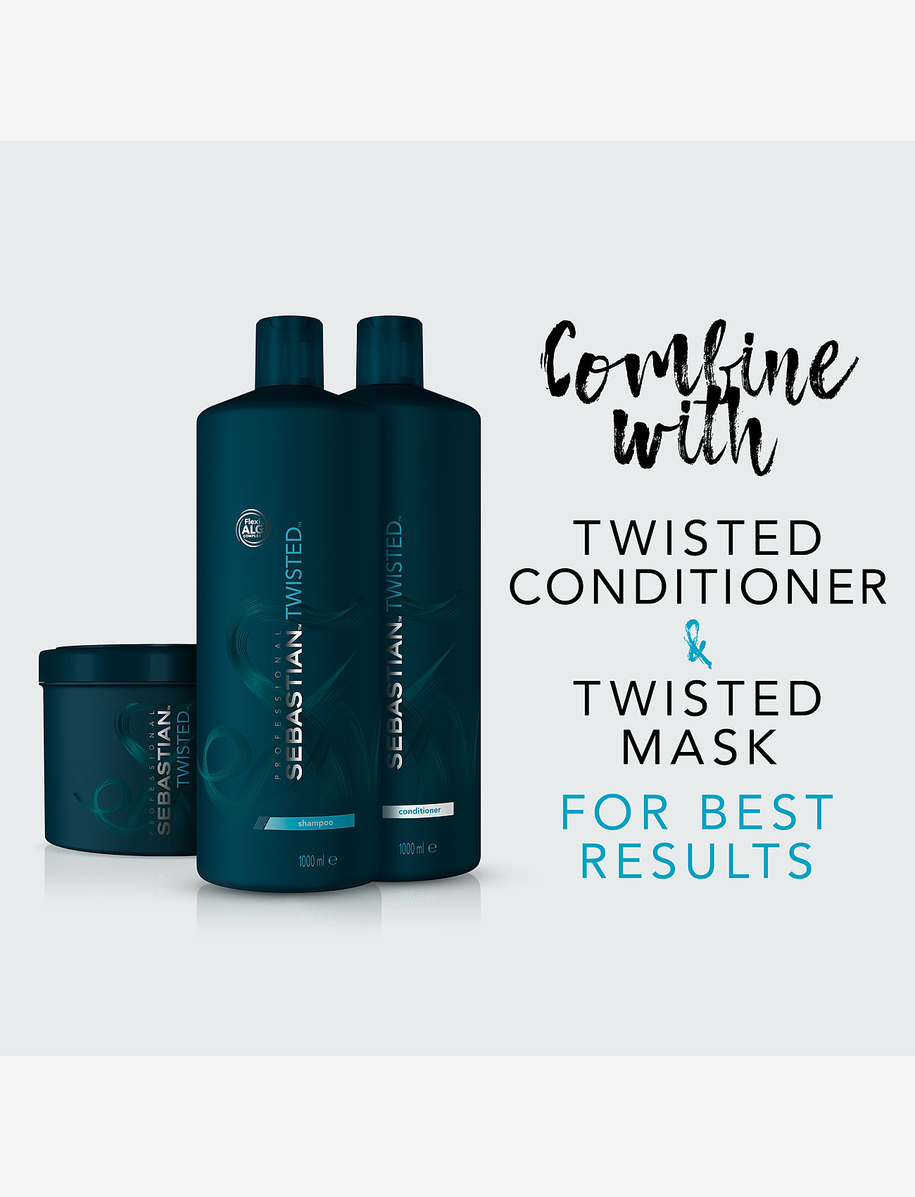 Sebastian Professional - Sebastian Professional  Twisted Elastic Cleanser Shampoo 1000 ml - clear - 4