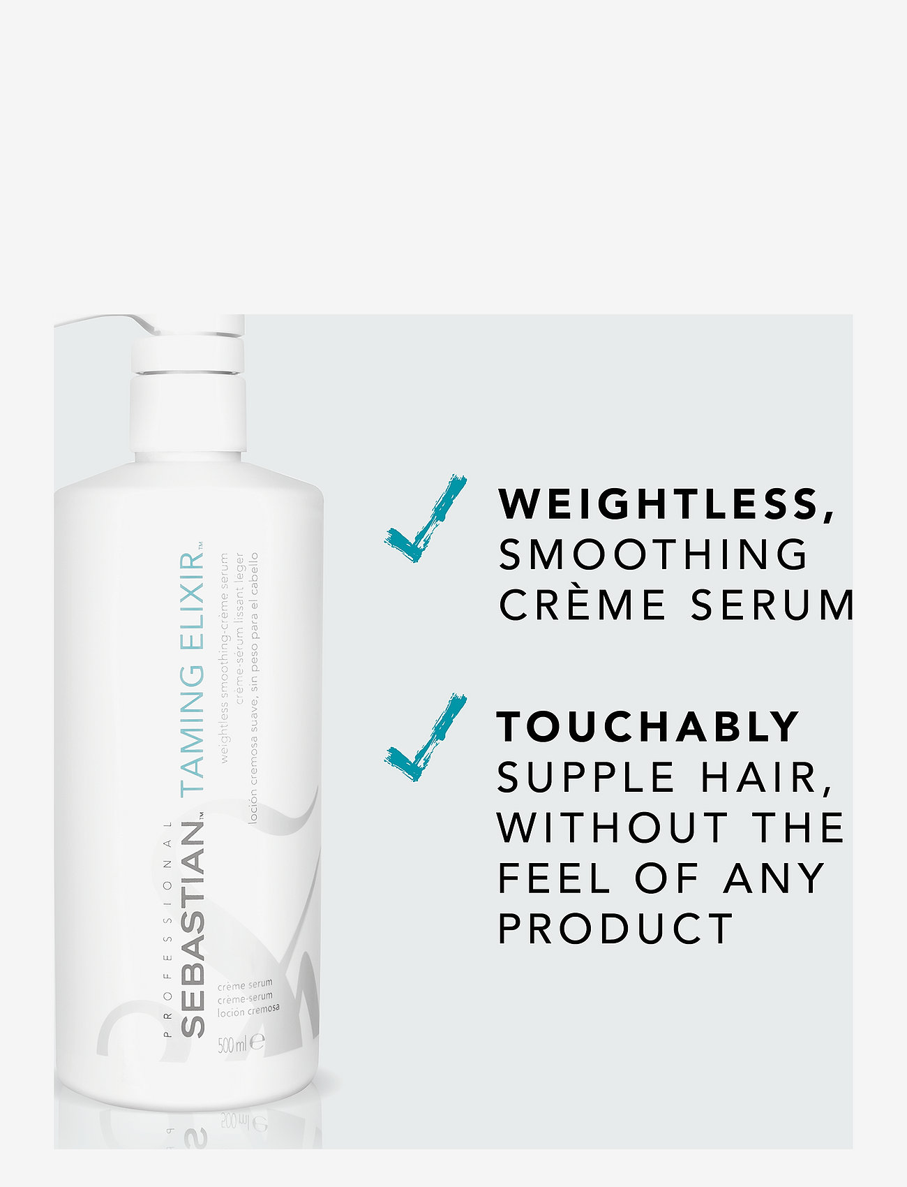 Sebastian Professional - Taming Elixir 500ml - hiustenhoito - clear - 2