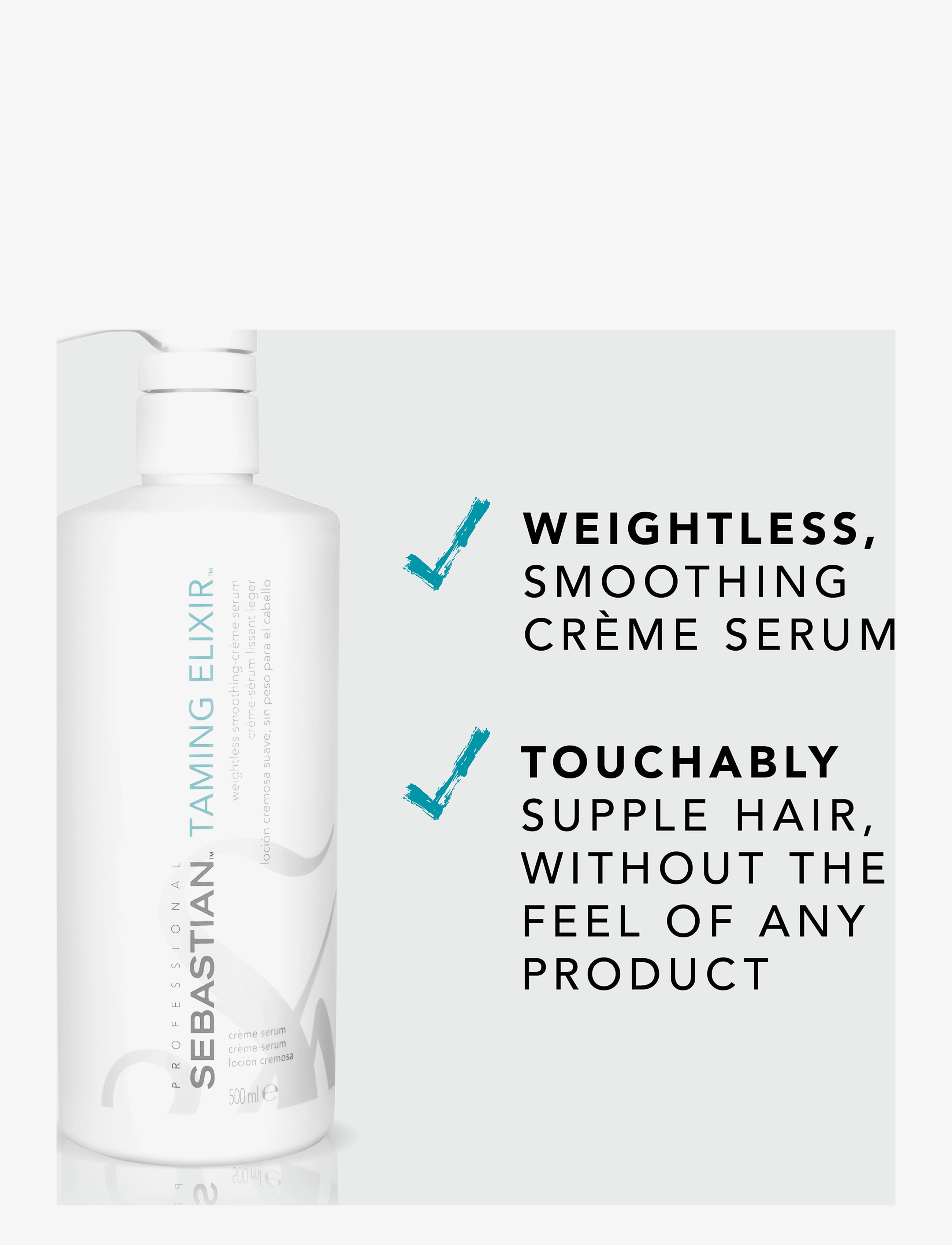 Sebastian Professional - Taming Elixir 500ml - meðferðir - clear - 2