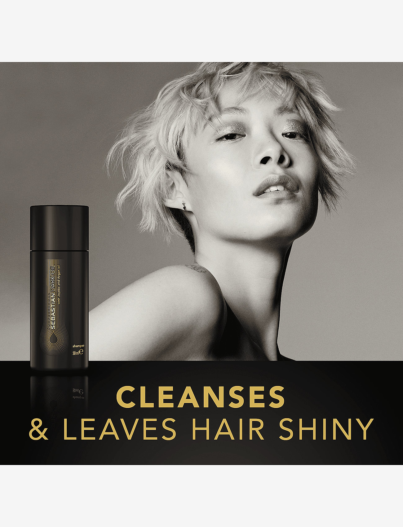 Sebastian Professional - Dark Oil Shampoo 50ml - Þurrsjampó - clear - 1