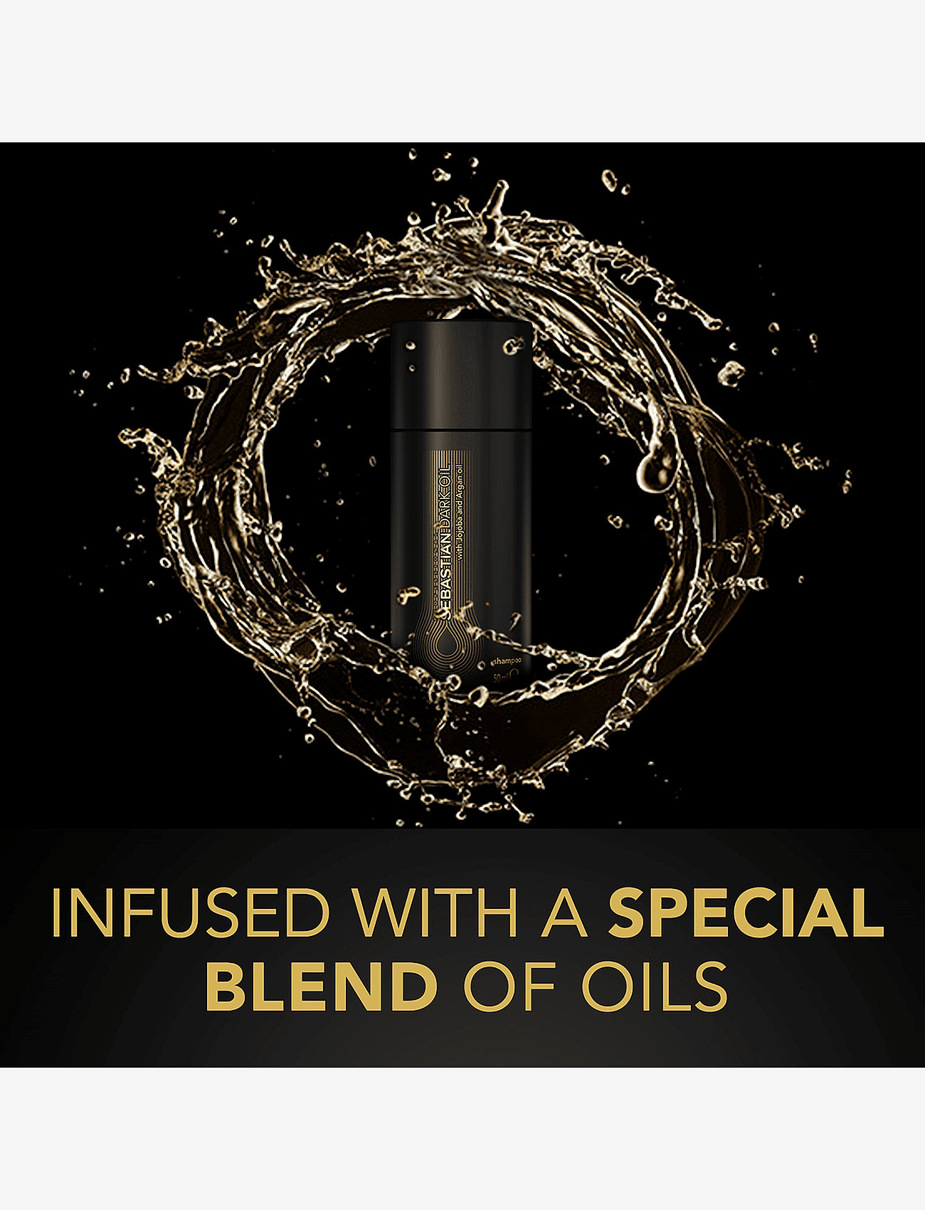 Sebastian Professional - Dark Oil Shampoo 50ml - Þurrsjampó - clear - 2