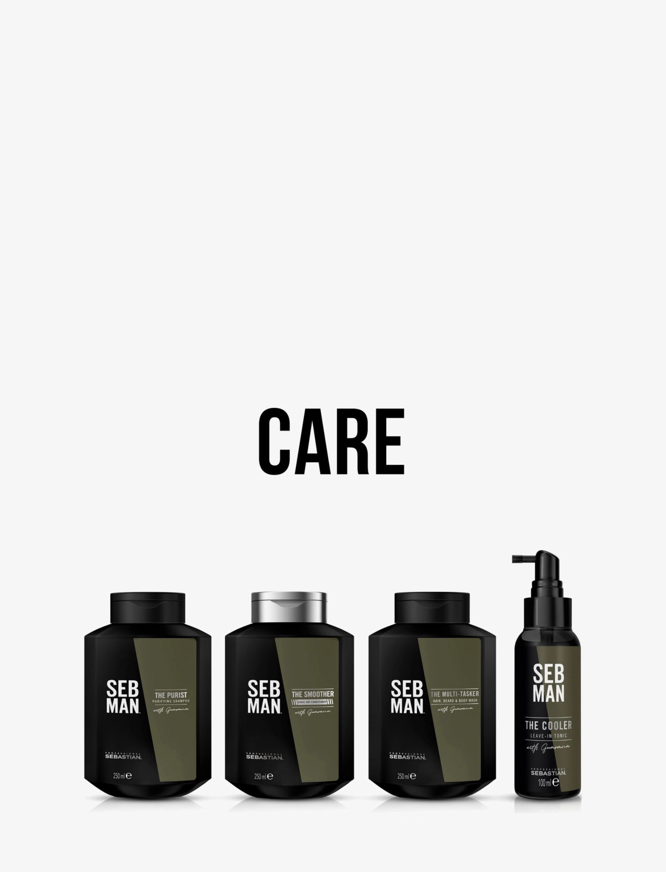 Sebastian Professional - SEB MAN The MULTITASKER 3IN1 HAIR BEARD AND BODY WASH - clear - 4