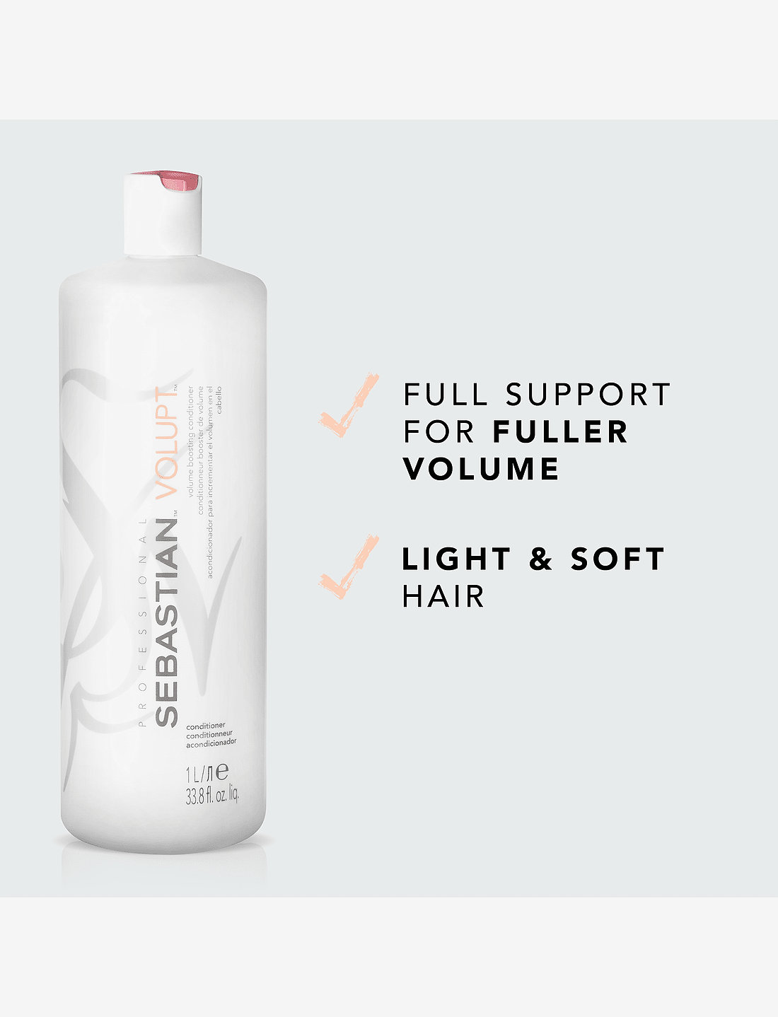 Sebastian Professional - Sebastian Professional  Volupt Conditioner 1000 ml - palsam - clear - 1