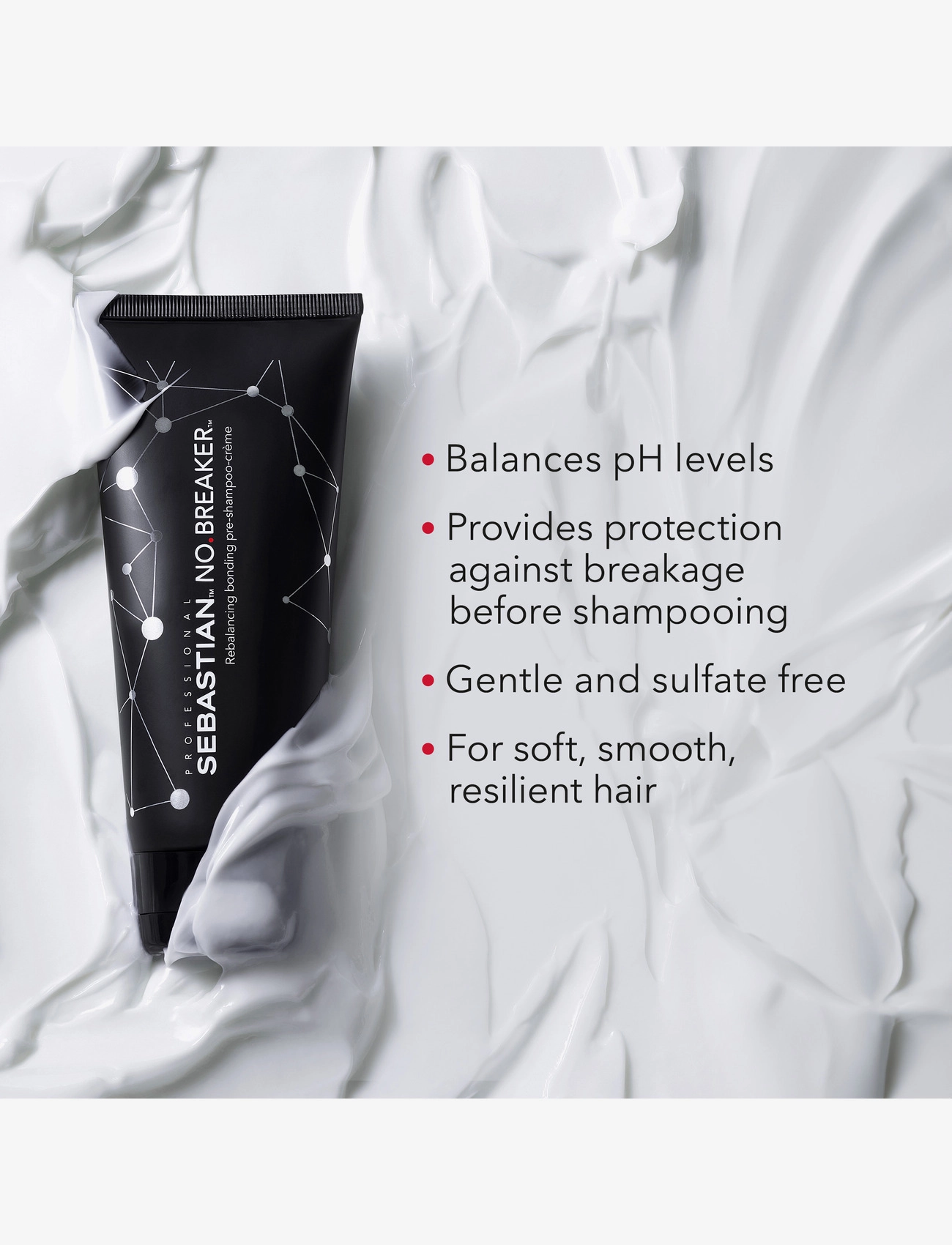 Sebastian Professional - Sebastian Professional No.Breaker Rebalancing Bonding Pre-shampoo Crème 200 ml - hårkur - no color - 2