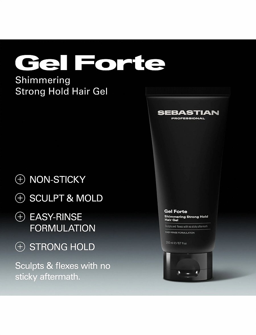 Sebastian Professional - Sebastian Professional Gel Forte Shimmering Strong Hold Hair Gel 200ml - geel - no color - 2