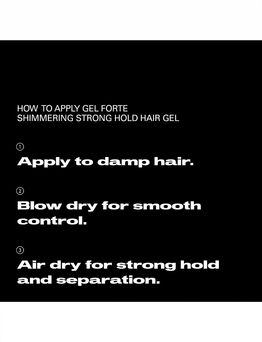 Sebastian Professional - Sebastian Professional Gel Forte Shimmering Strong Hold Hair Gel 200ml - geel - no color - 4