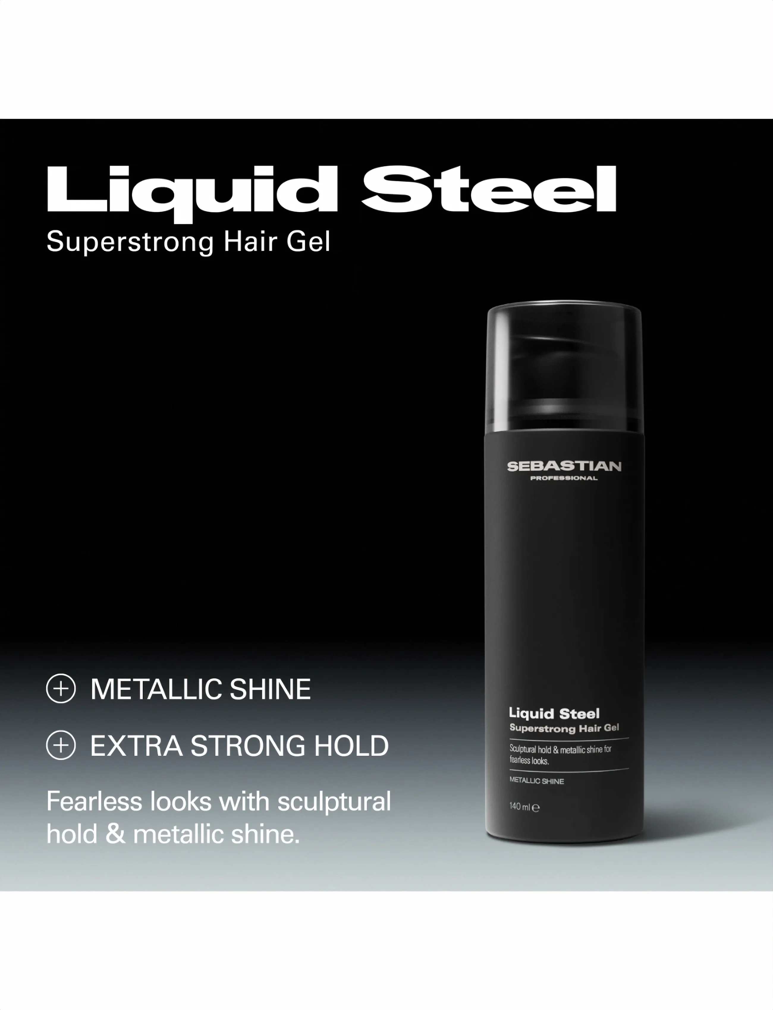 Sebastian Professional - Sebastian Professional Liquid Steel Superstrong Hair Gel 140ml - gel - no color - 3