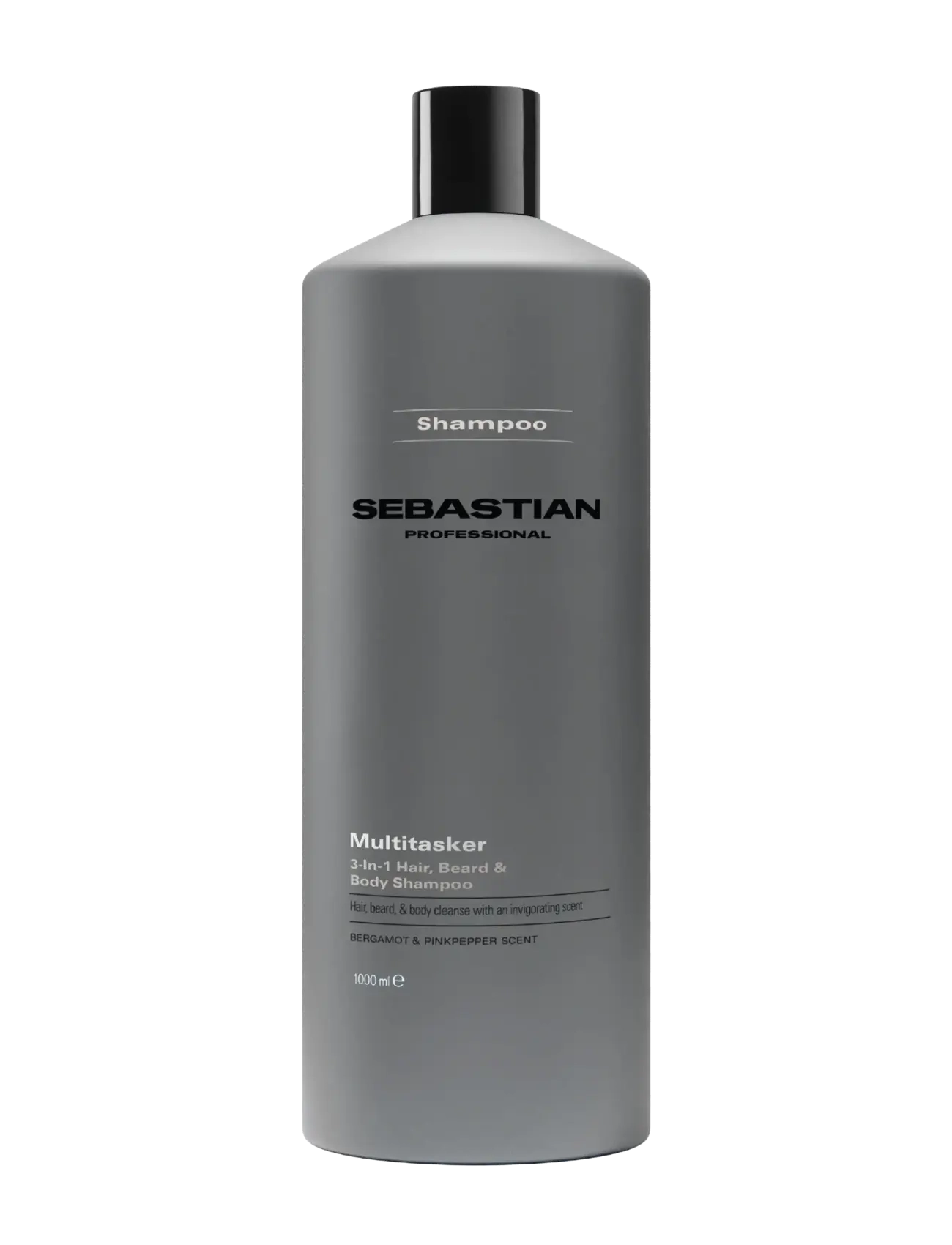 Sebastian Professional Sebastian Professional Multitasker for Men 3-in-1 Hair, Beard and Body Shampoo 1L - Parta & Viikset - NO COLOR / undefined