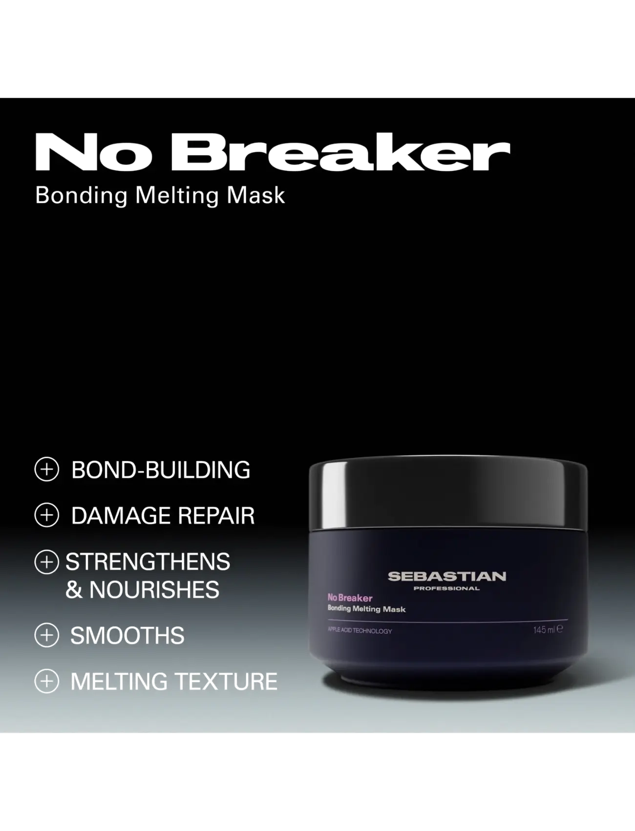 Sebastian Professional - Sebastian Professional No.Breaker Bonding Melting Mask 145ml - hármaskar - no color - 3