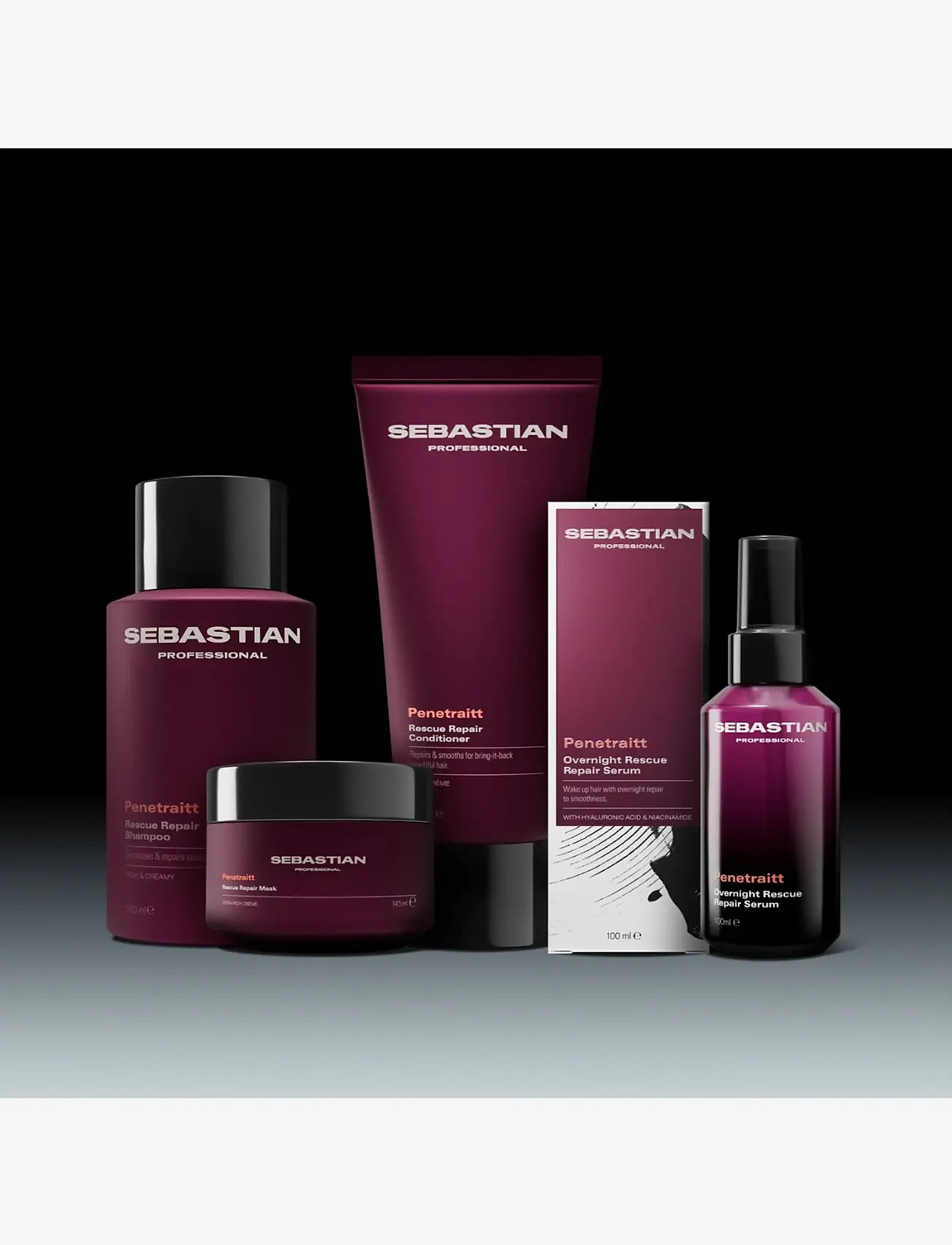 Sebastian Professional - Sebastian Professional Penetraitt Rescue Repair Mask 145ml - hårinpackning - no color - 5