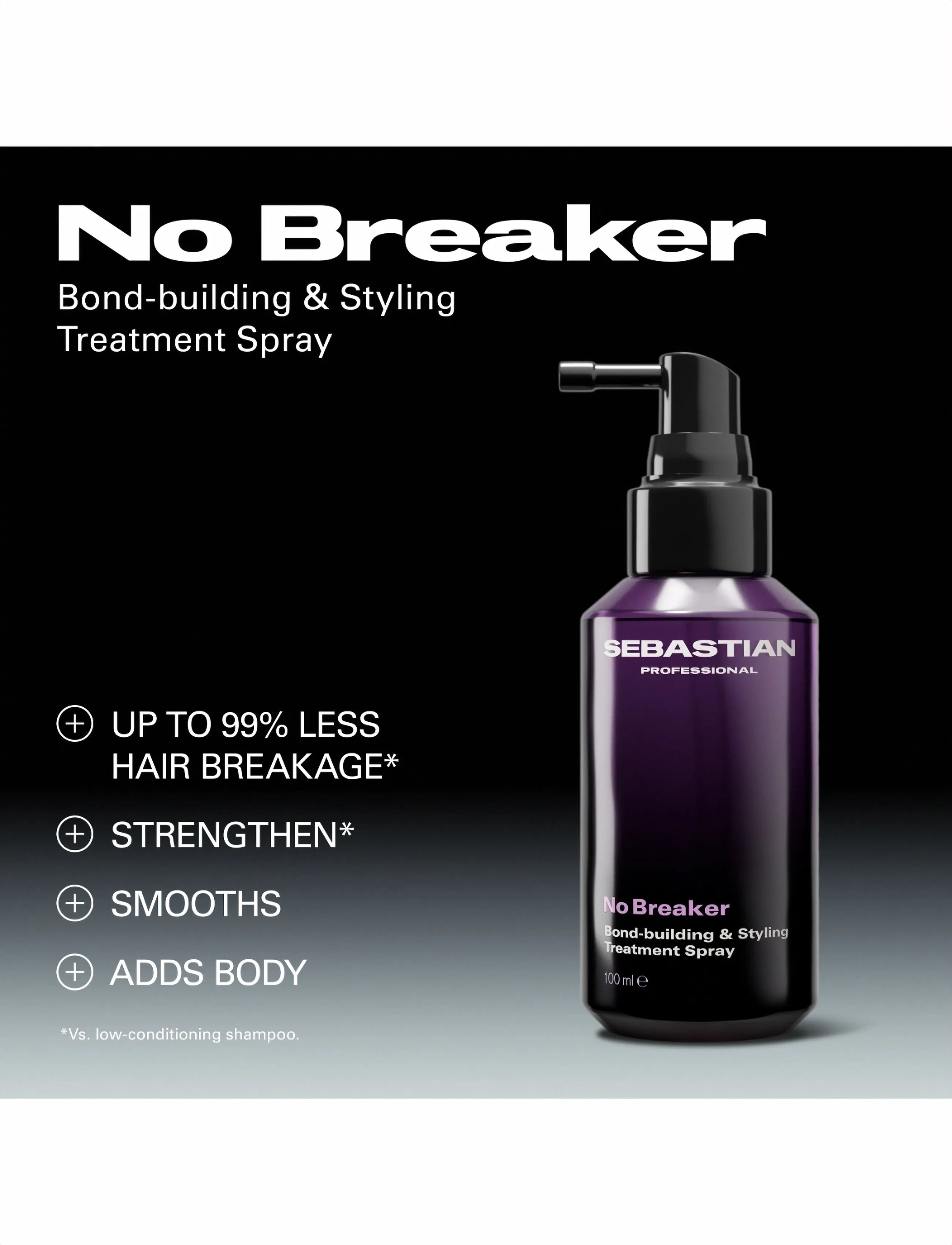 Sebastian Professional - Sebastian Professional No.Breaker Bond-building & Styling Treatment Spray 100ml - hårkur - no color - 3