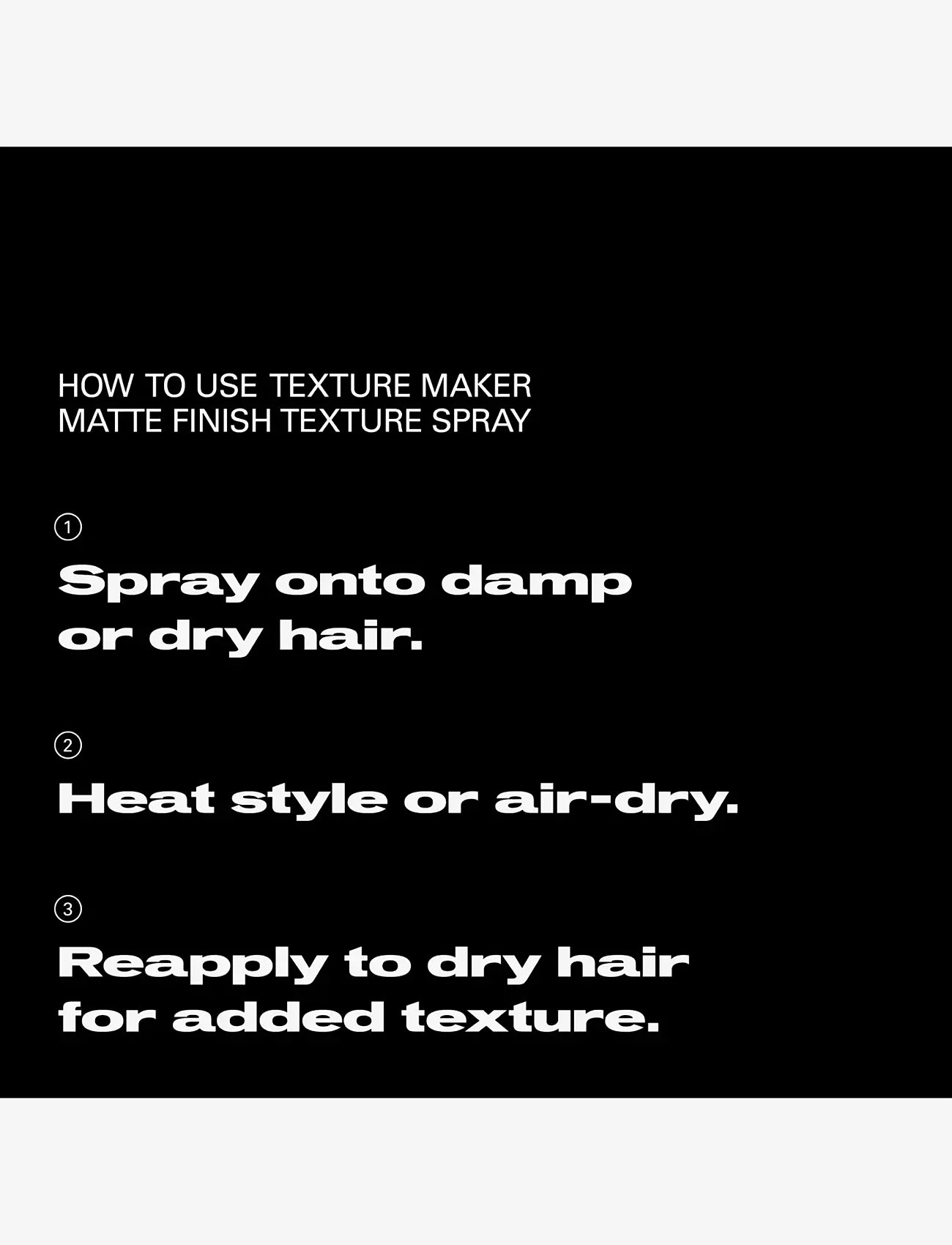 Sebastian Professional - Sebastian Professional Texture Maker Matte Finish Texture Spray 150ml - hårspray - no color - 4
