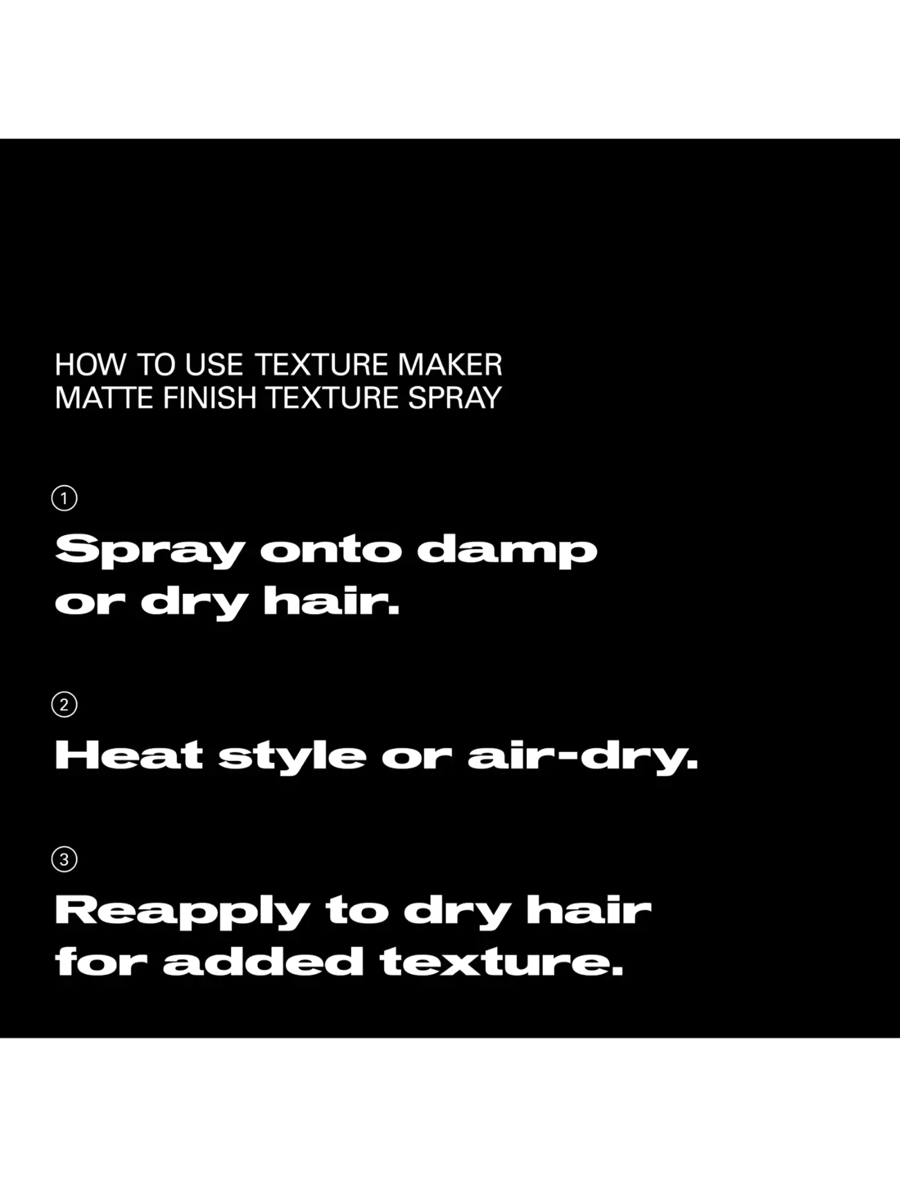 Sebastian Professional - Sebastian Professional Texture Maker Matte Finish Texture Spray 150ml - styling - no color - 4