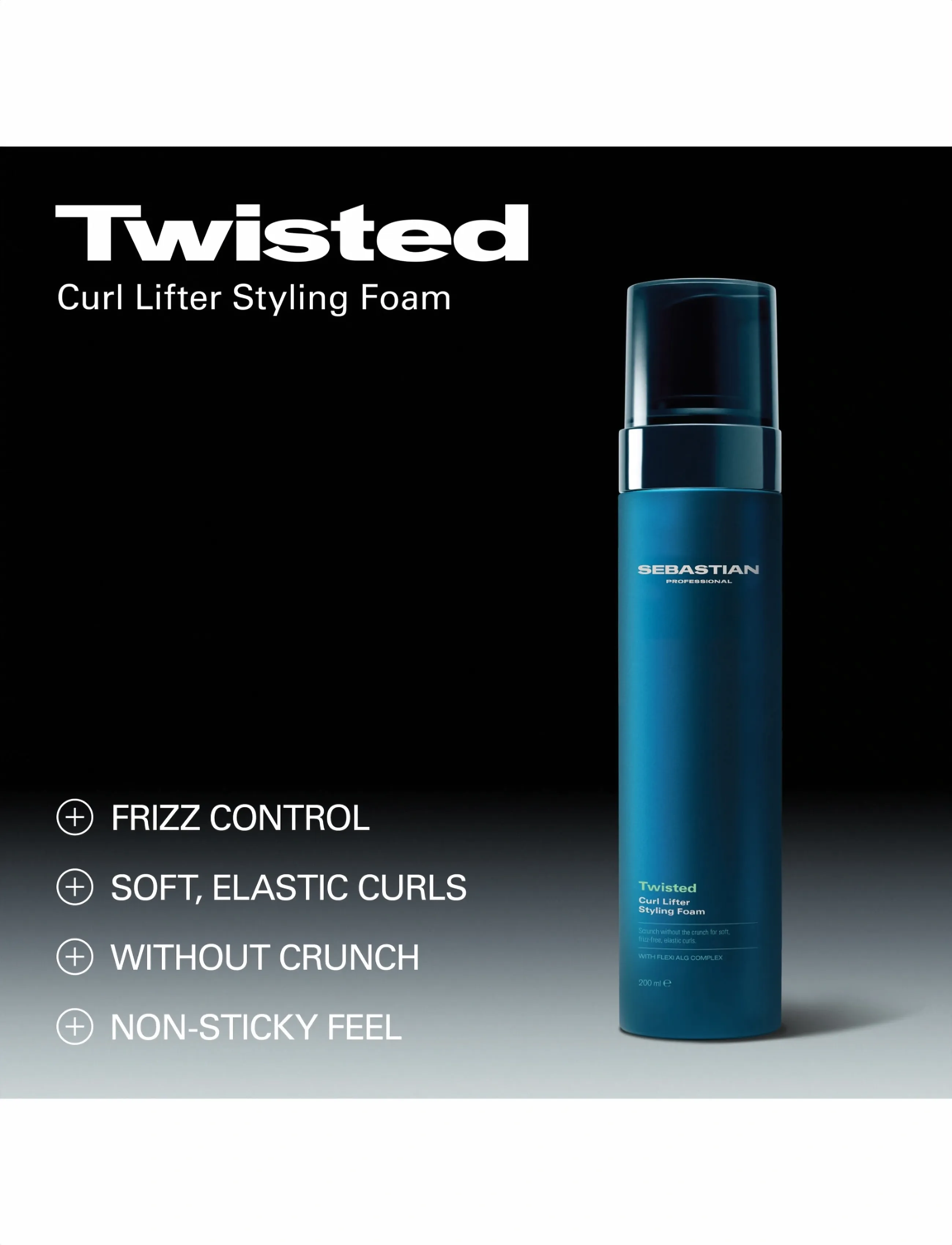 Sebastian Professional - Sebastian Professional Twisted Curl Lifter Styling Foam 200ml - cream - no color - 2