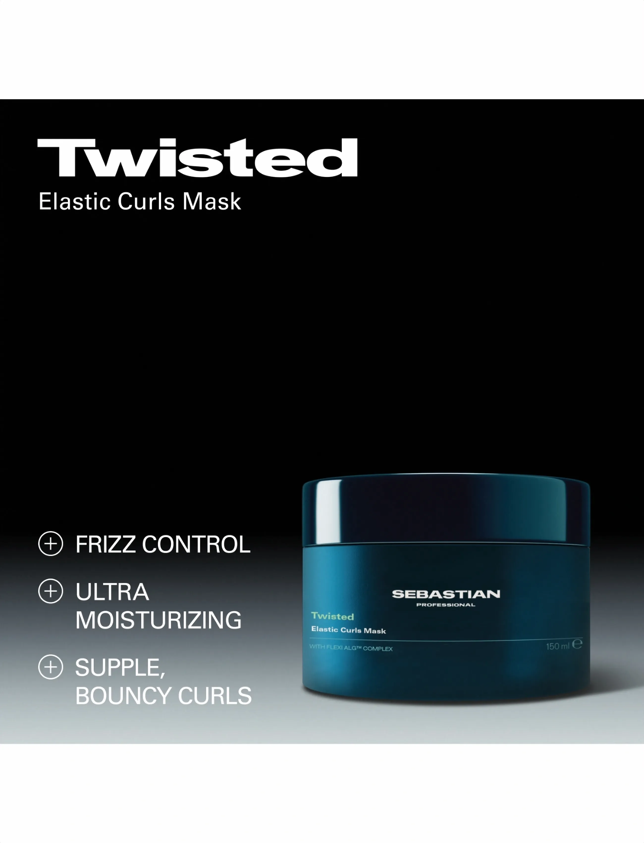 Sebastian Professional - Sebastian Professional Twisted Elastic Curls Mask 150ml - hårmasker - no color - 2