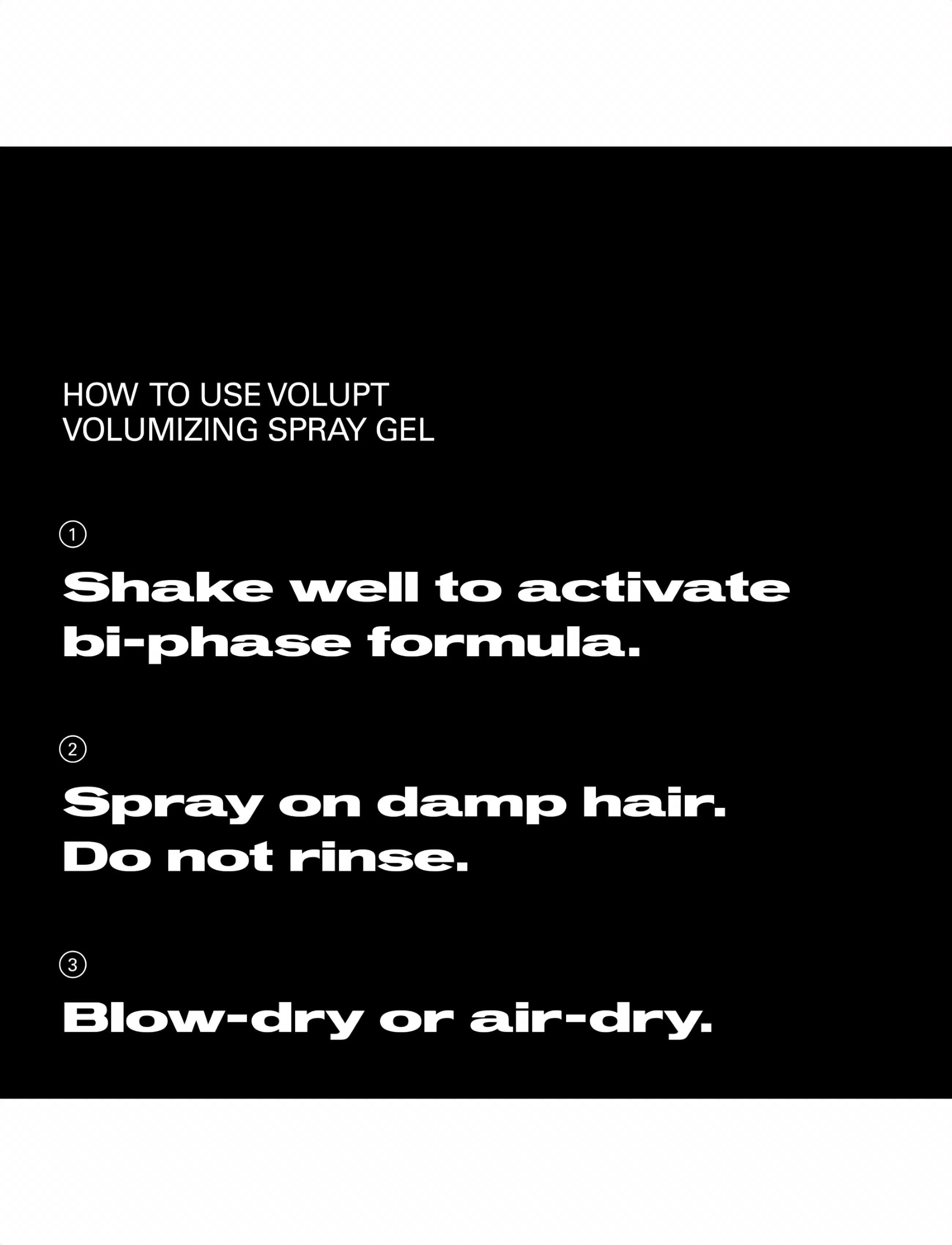 Sebastian Professional - Sebastian Professional Volupt Max Volumizing Spray Gel 150ml - gelé - no color - 4