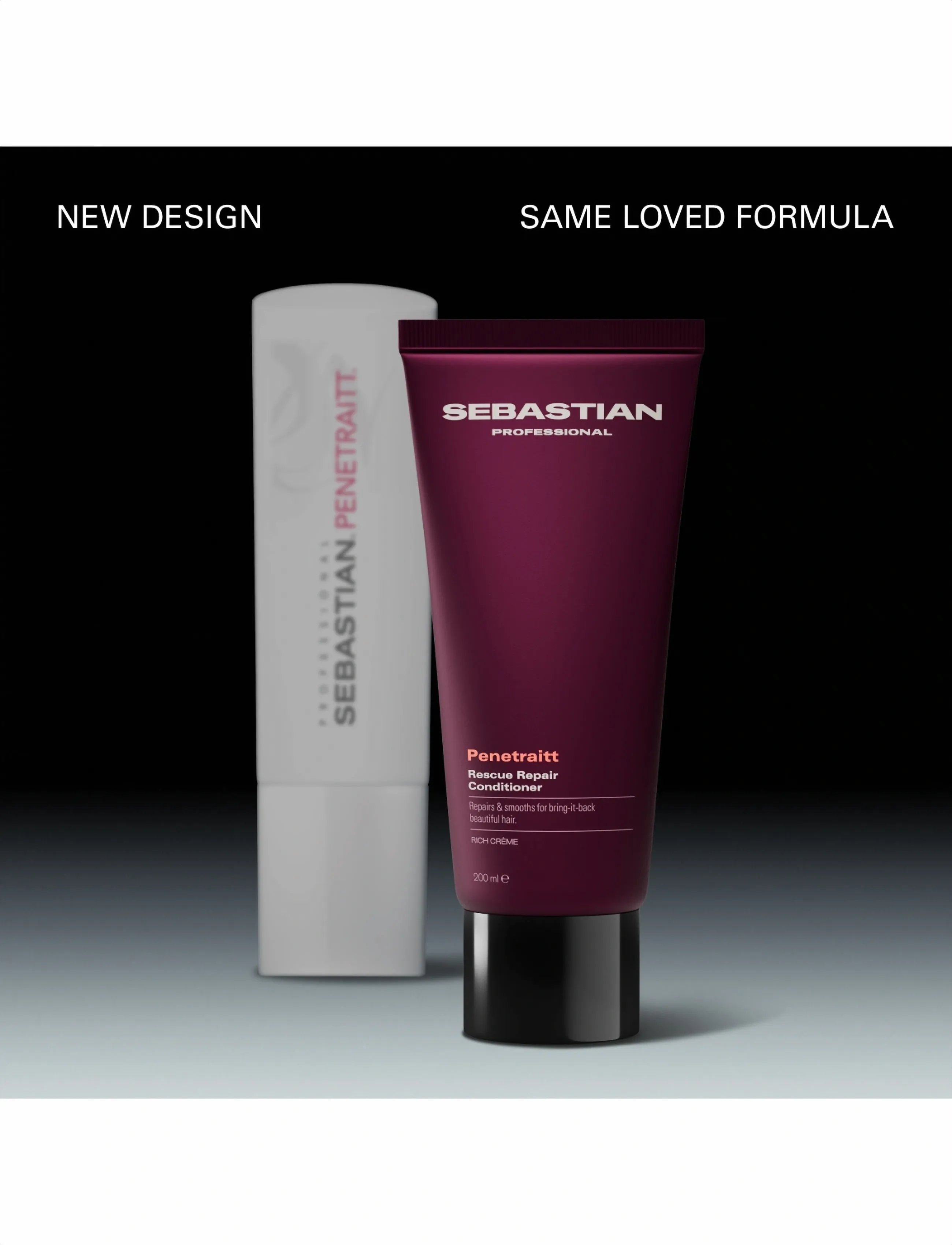 Sebastian Professional - Sebastian Professional Penetraitt Supreme Repair Conditioner 200ml - hárnæring - no color - 2