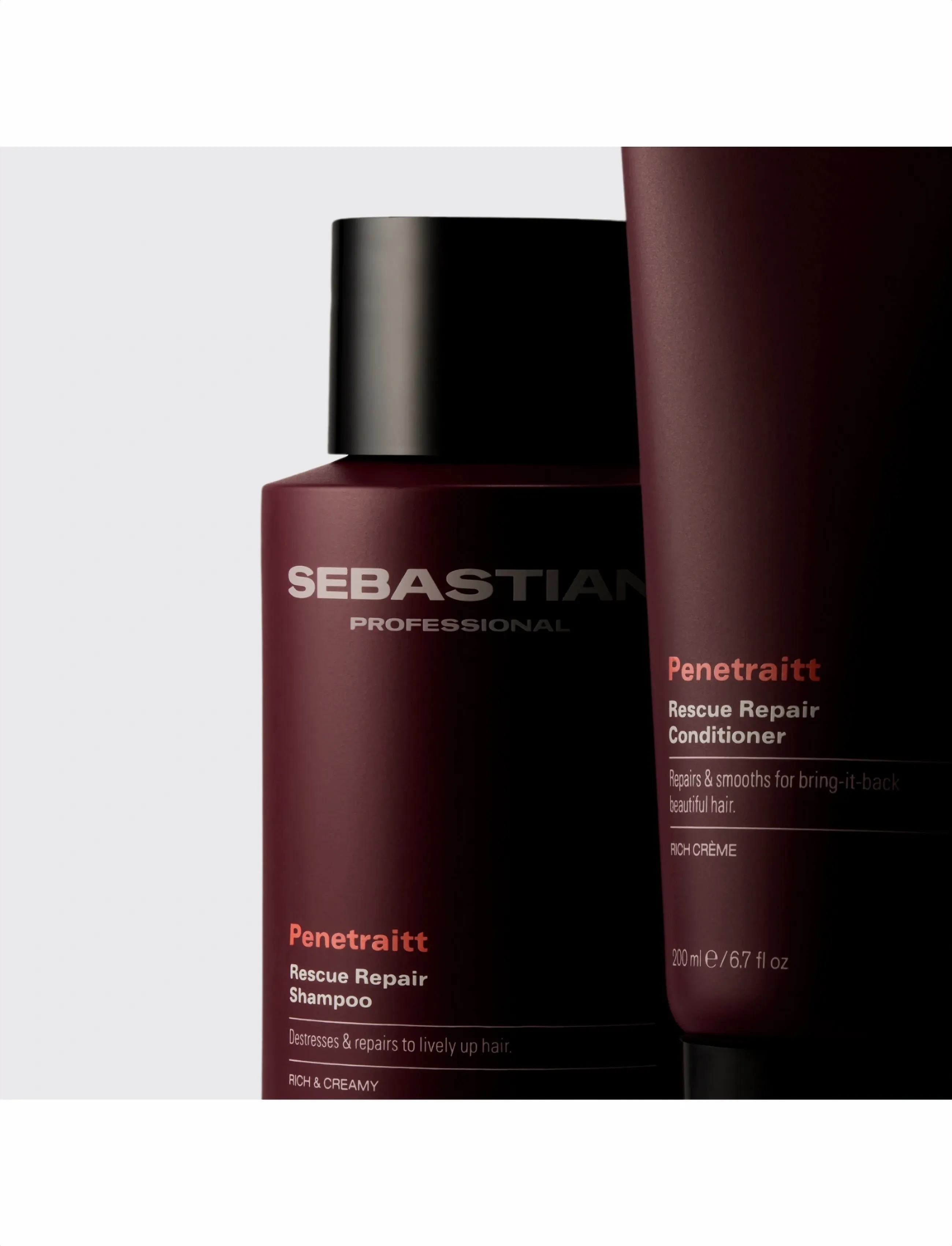 Sebastian Professional - Sebastian Professional Penetraitt Supreme Repair Conditioner 200ml - hárnæring - no color - 5
