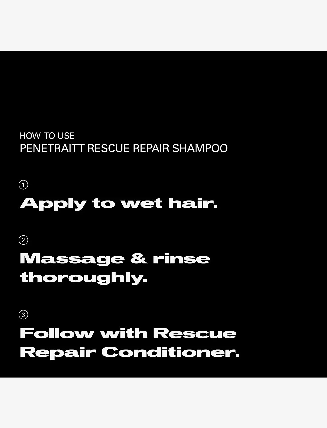 Sebastian Professional - Sebastian Professional Penetraitt Rescue Repair Shampoo 50ml - hår - no color - 2