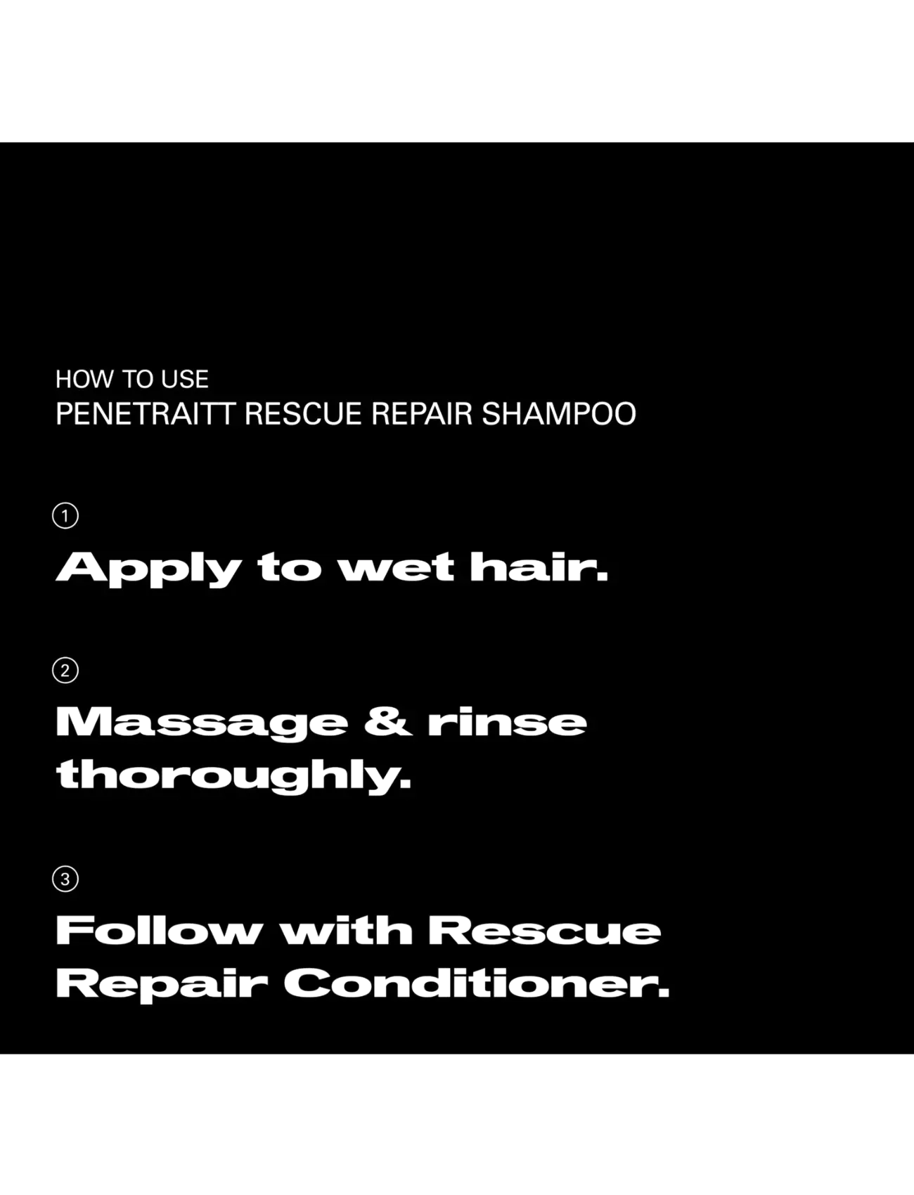 Sebastian Professional - Sebastian Professional Penetraitt Rescue Repair Shampoo 50ml - hår - no color - 2